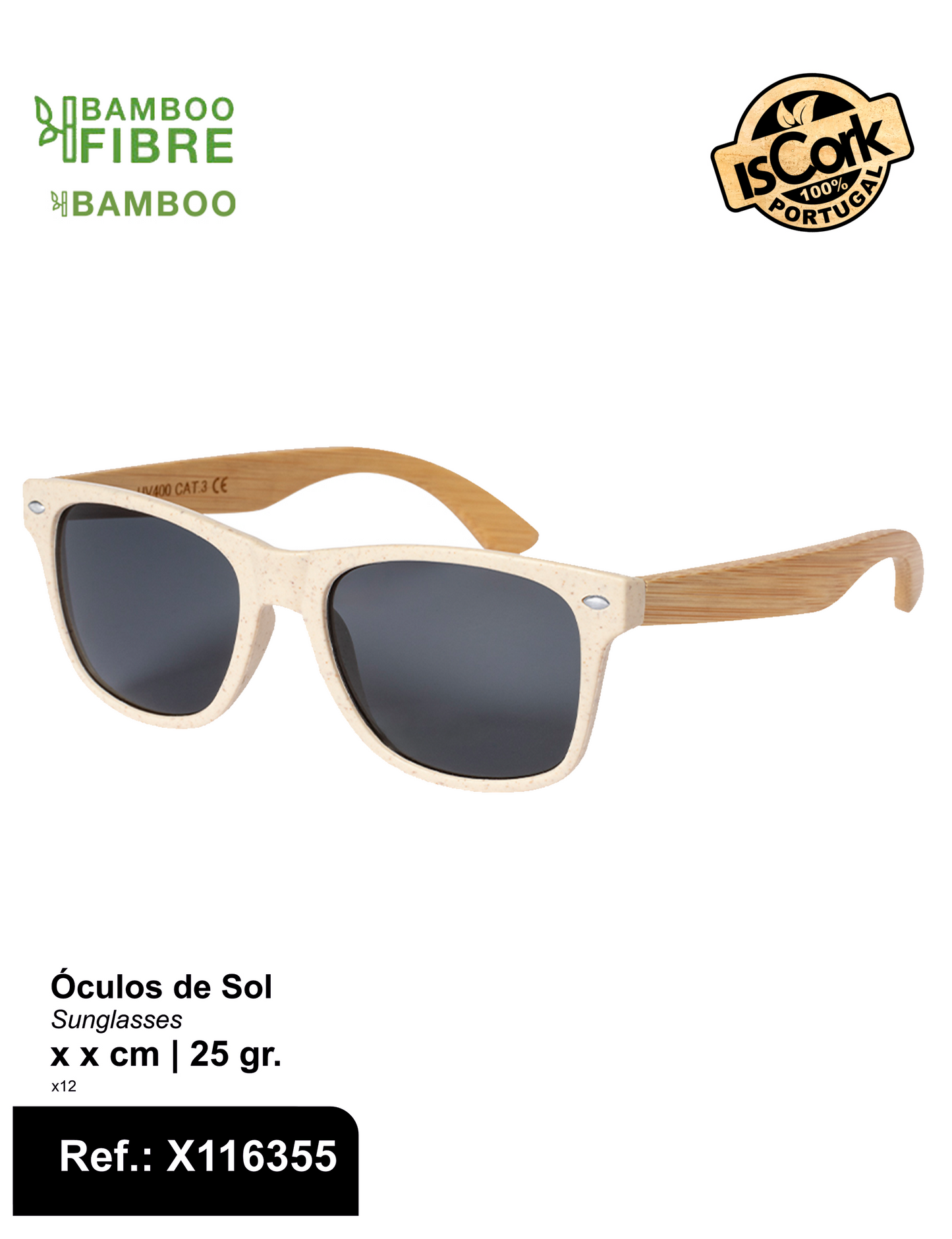 Óculos de Sol em Bambu