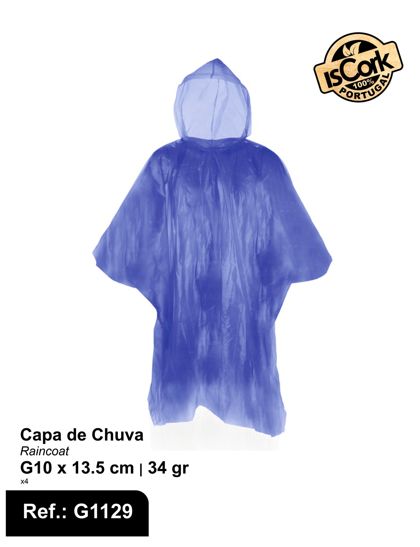 Capa de Chuva Azul