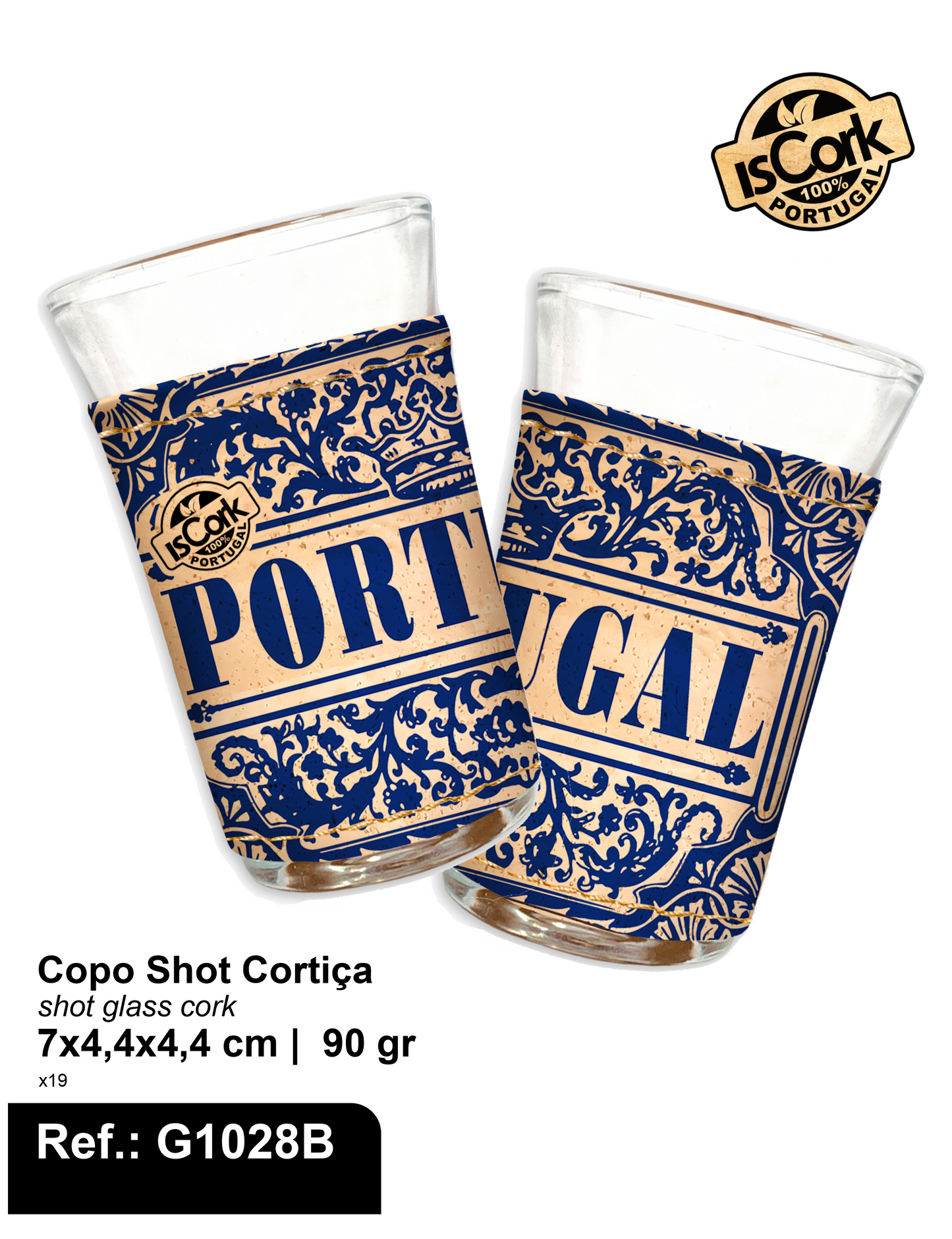 Copo Shot Cortiça Portugal G118