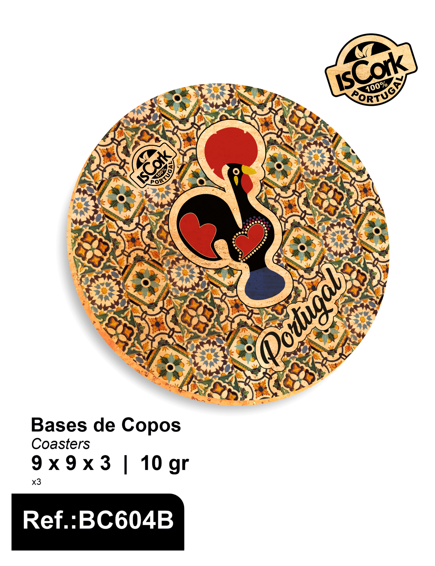 Base de Copos Redondo Portugal G133