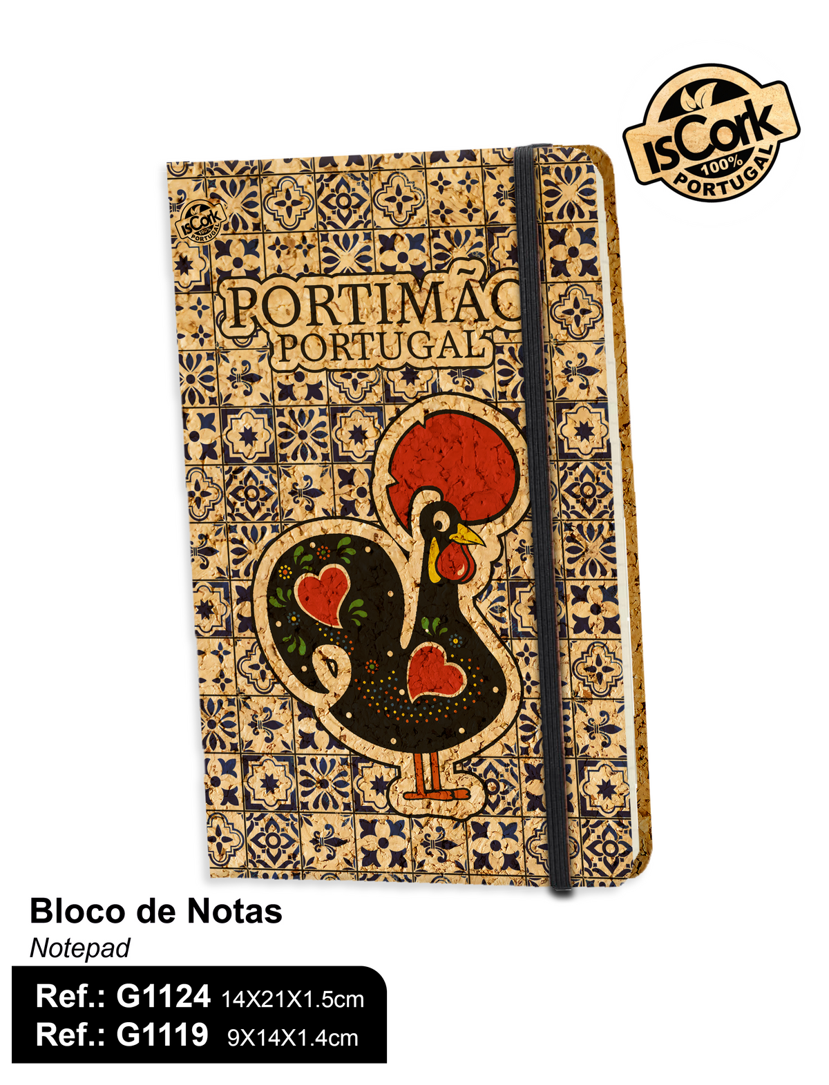 Bloco de Notas Cortiça Portimão G170