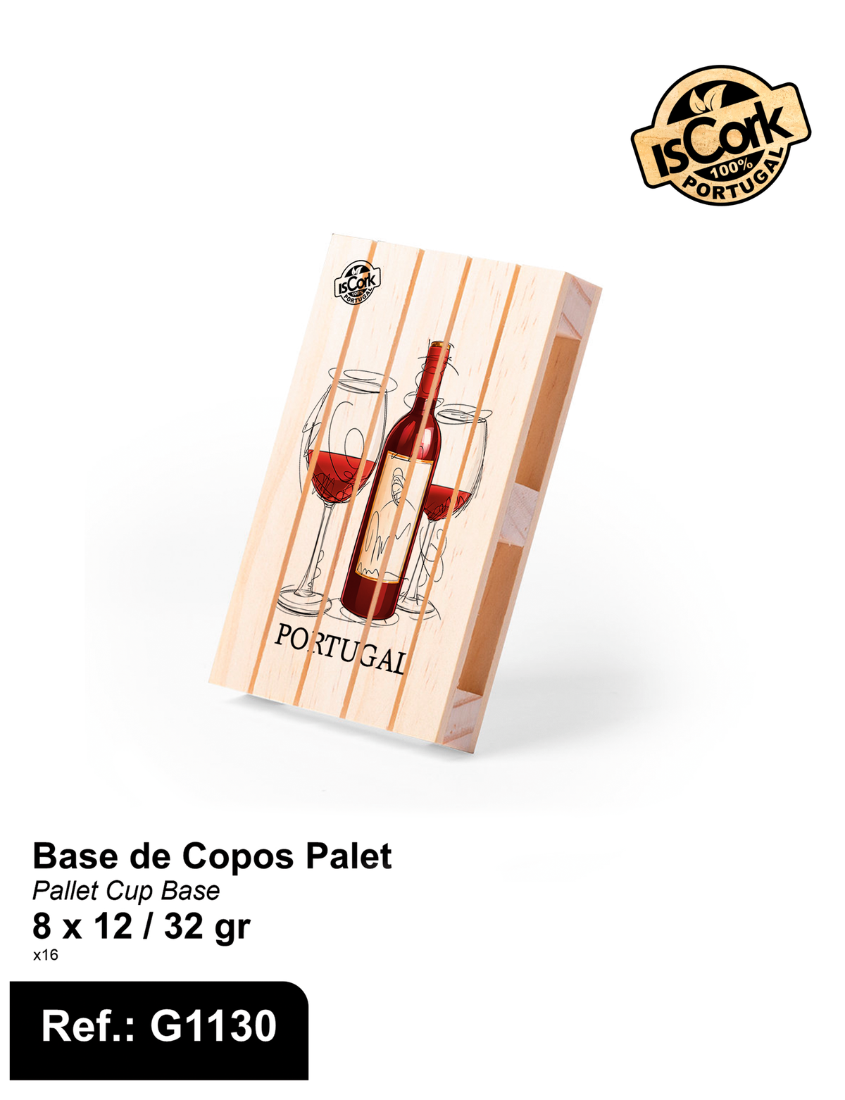 Base de Copos Palete Portugal G212