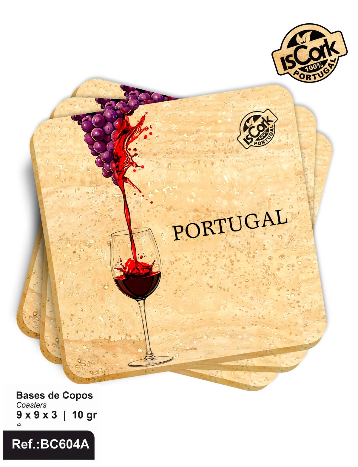 Square Coaster Portugal G1110