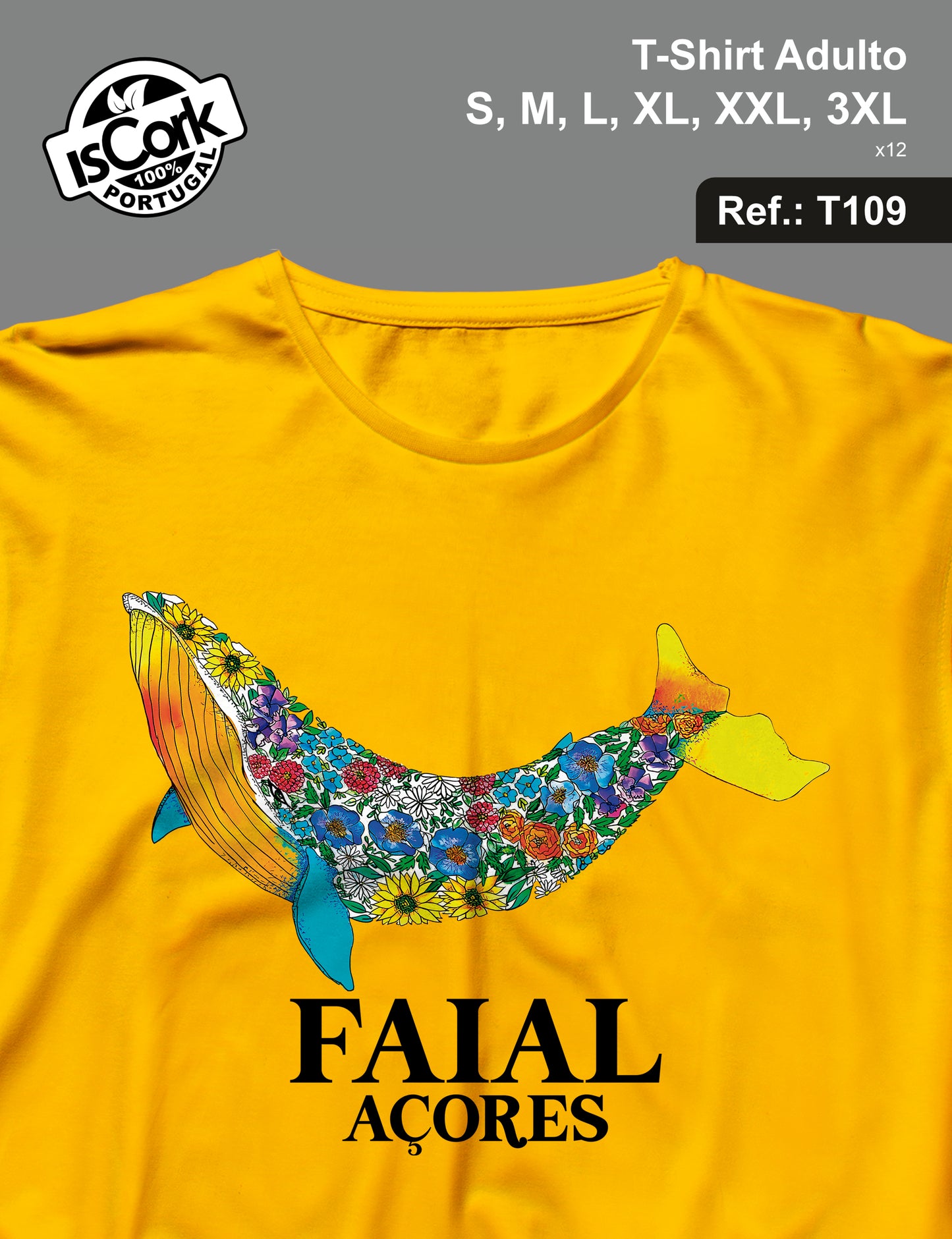 T-Shirt Adulto Faial G926