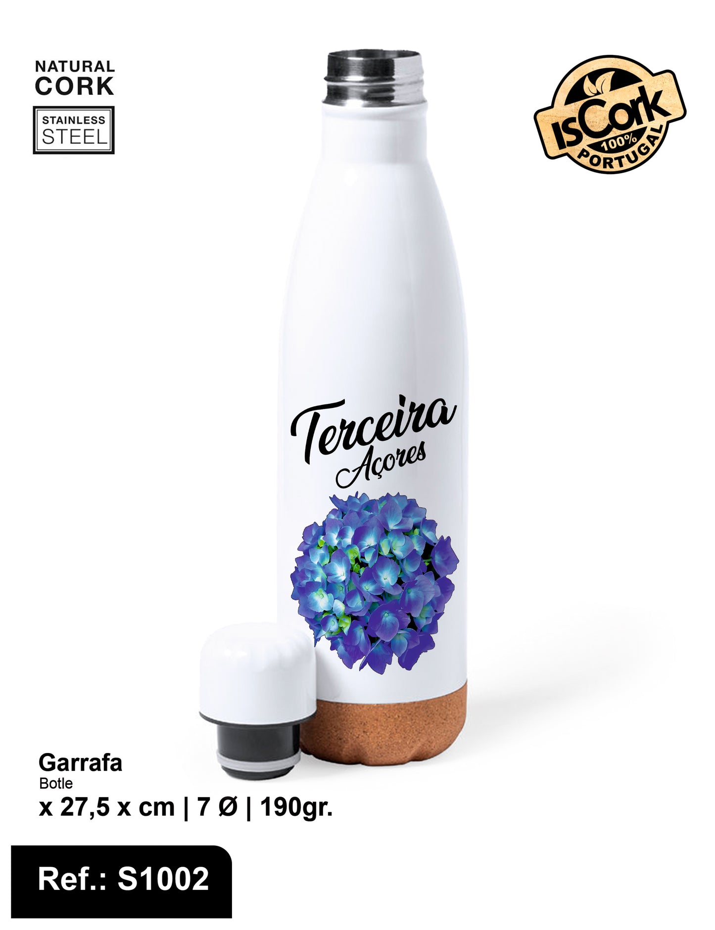 Garrafa Cortiça Terceira G945