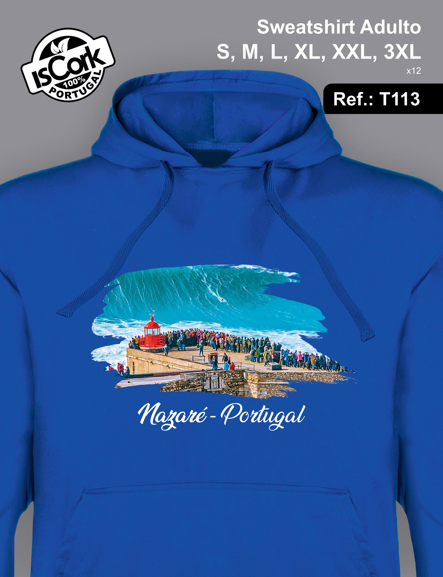 Sweatshirt Adulto Nazaré T08