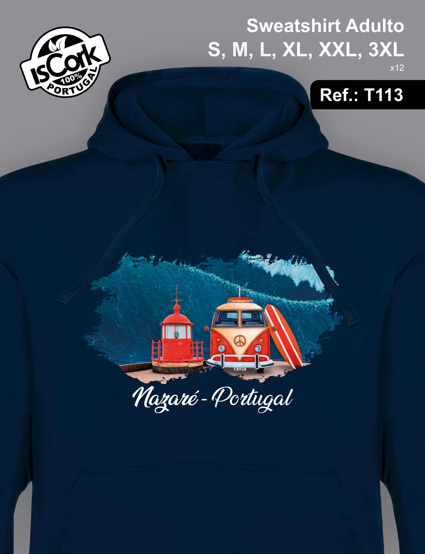 Sweatshirt Adulto Nazaré T11