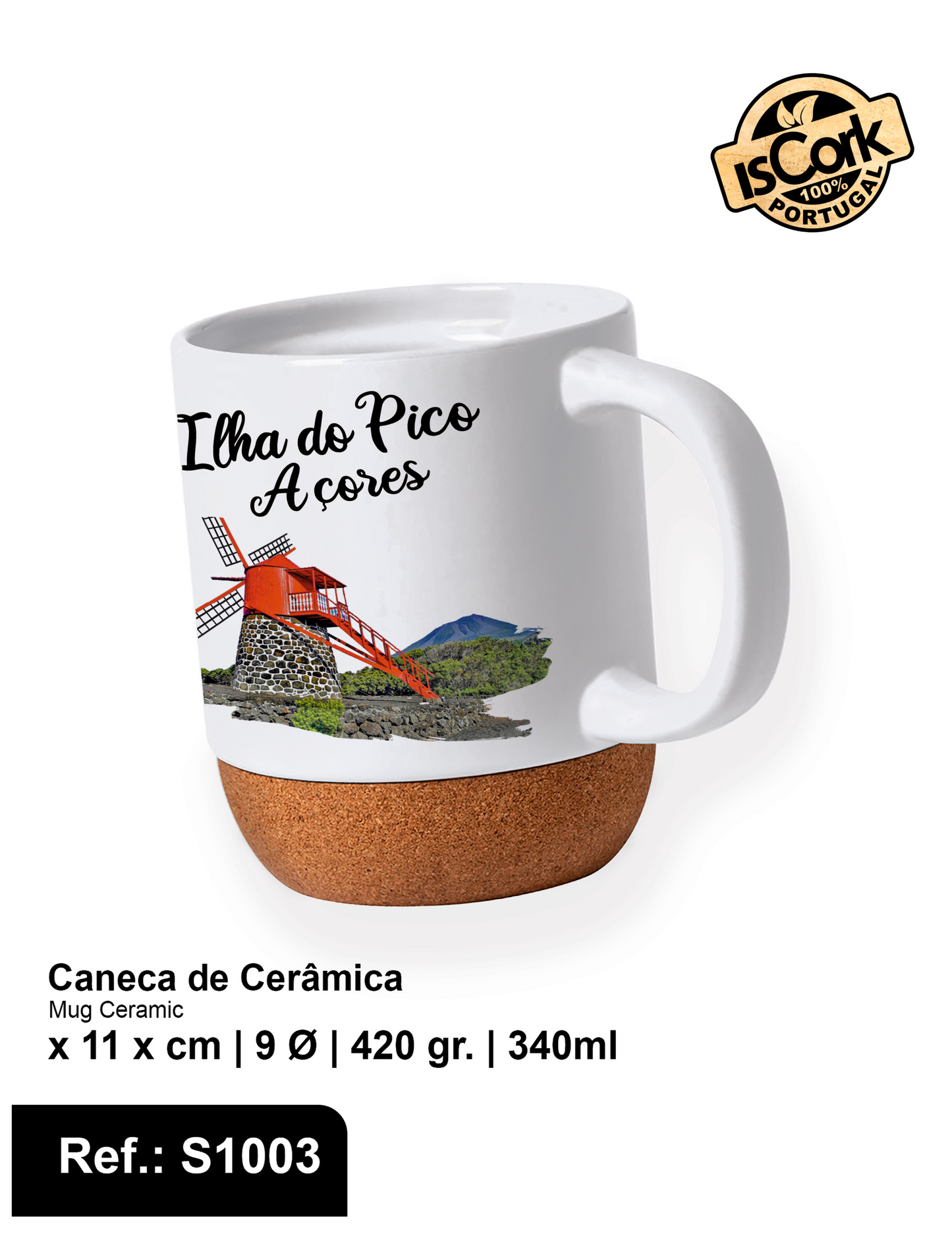 Caneca Cortiça Ilha Pico I-15