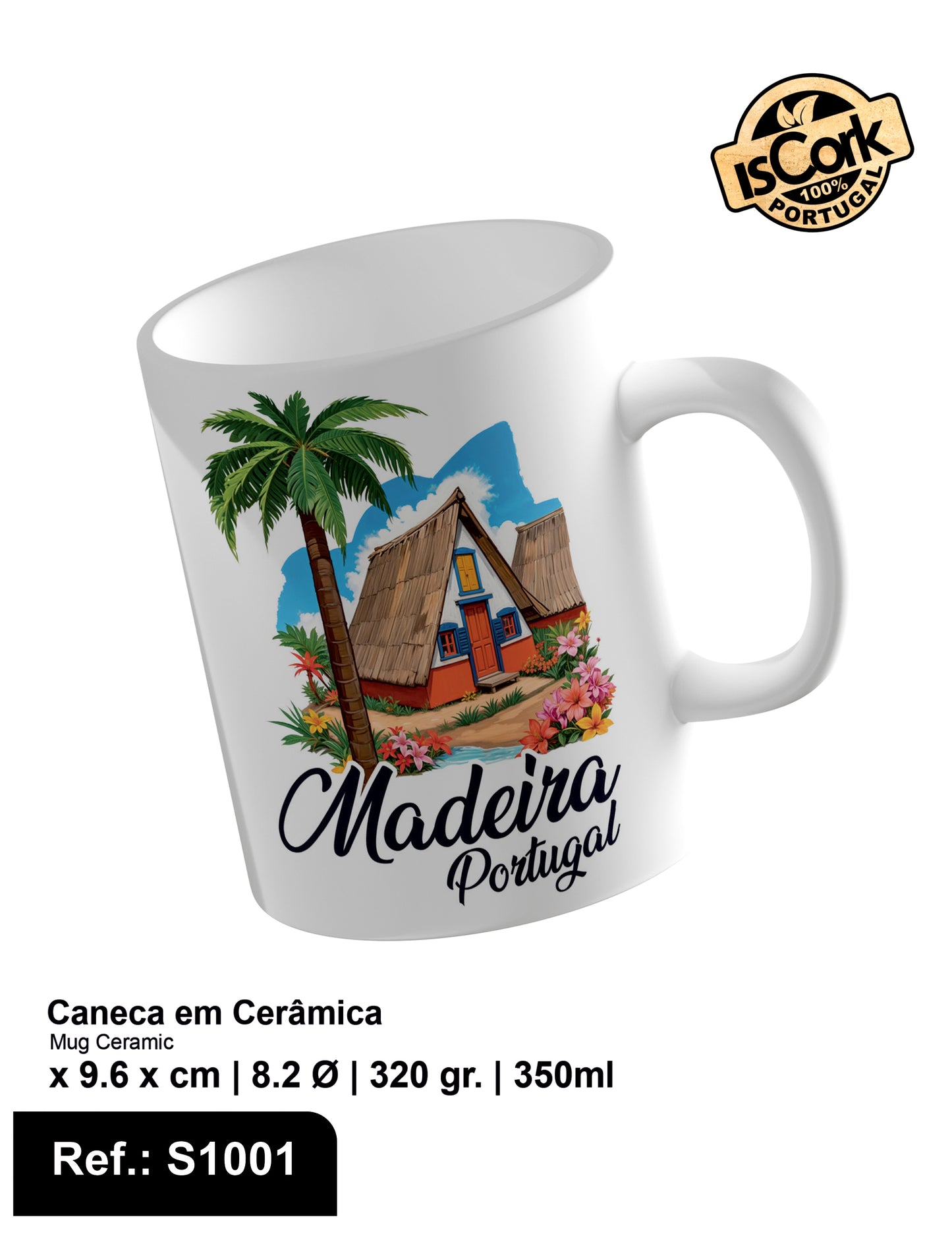 Caneca Cerâmica Madeira I-247