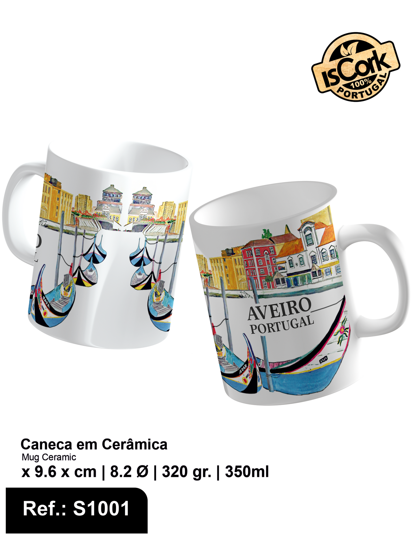 Caneca Cerâmica Aveiro I-25