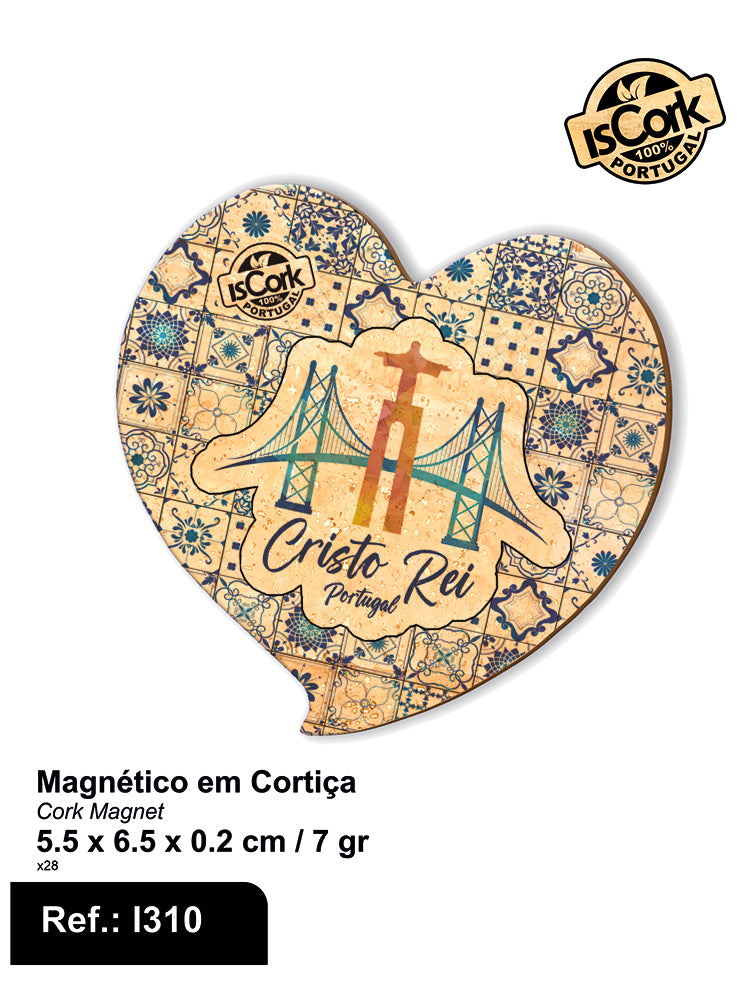 Magnético Coração Cristo Rei I-30 + G876