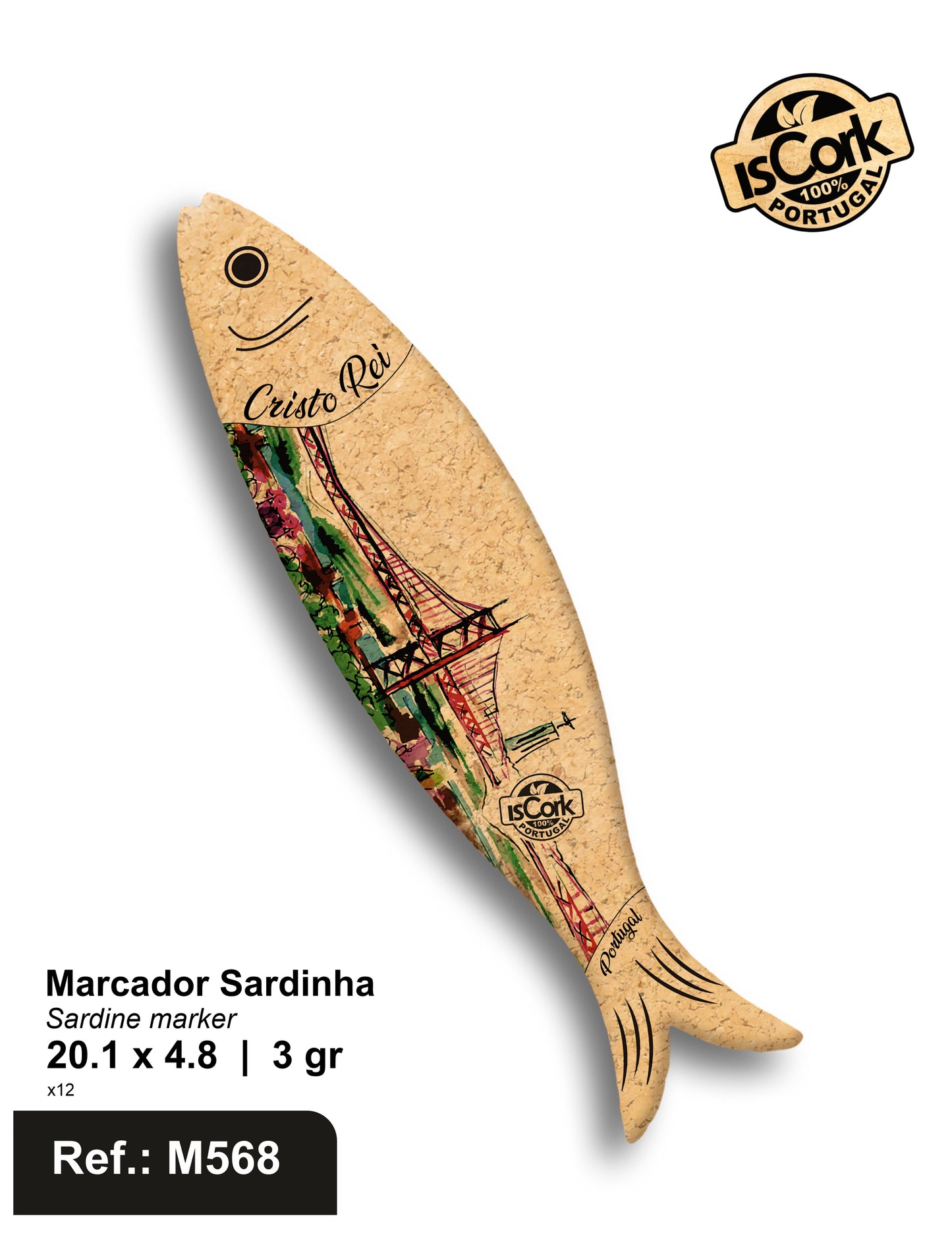 Marcador Sardinha Cristo Rei I-50