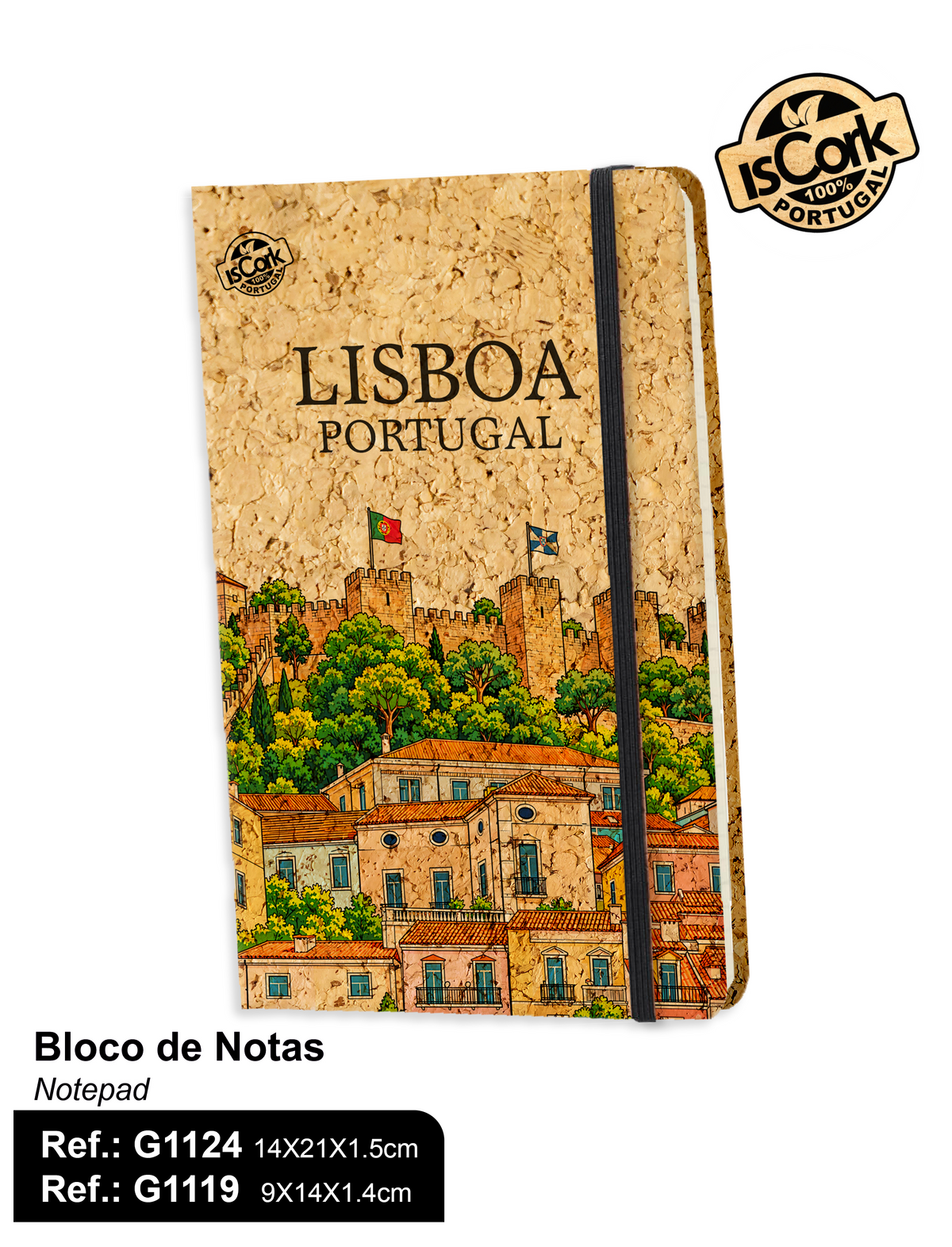 Bloco de Notas Cortiça Lisboa I-63