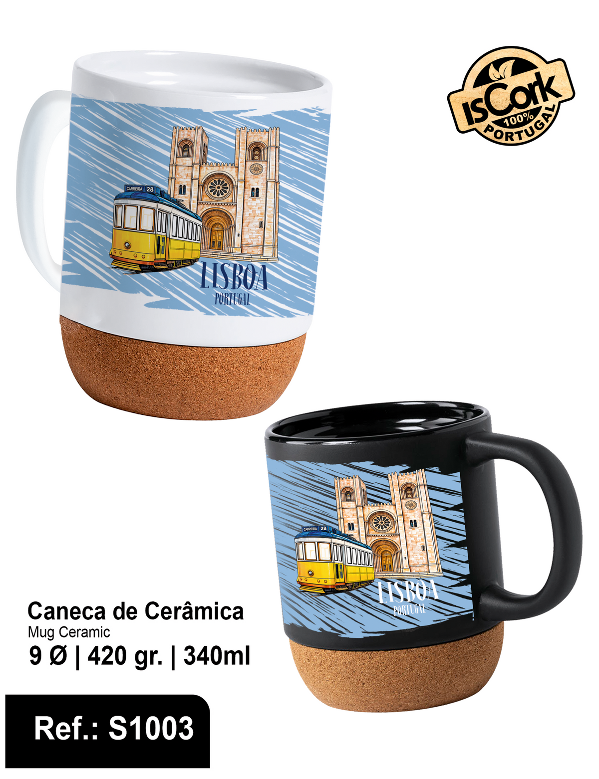 Cork Mug Lisbon I-85
