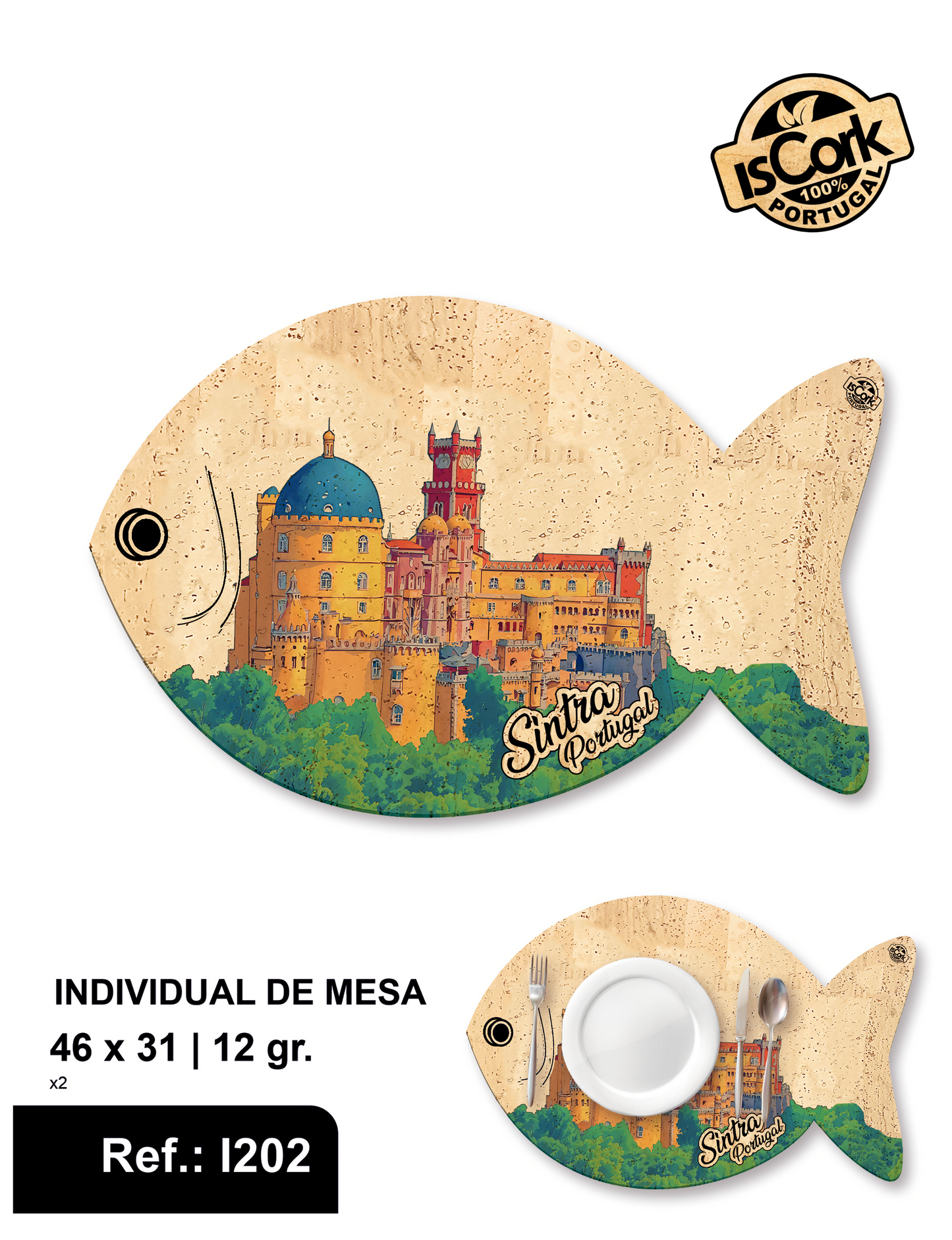 Individual de Mesa Sardinha Sintra I-90