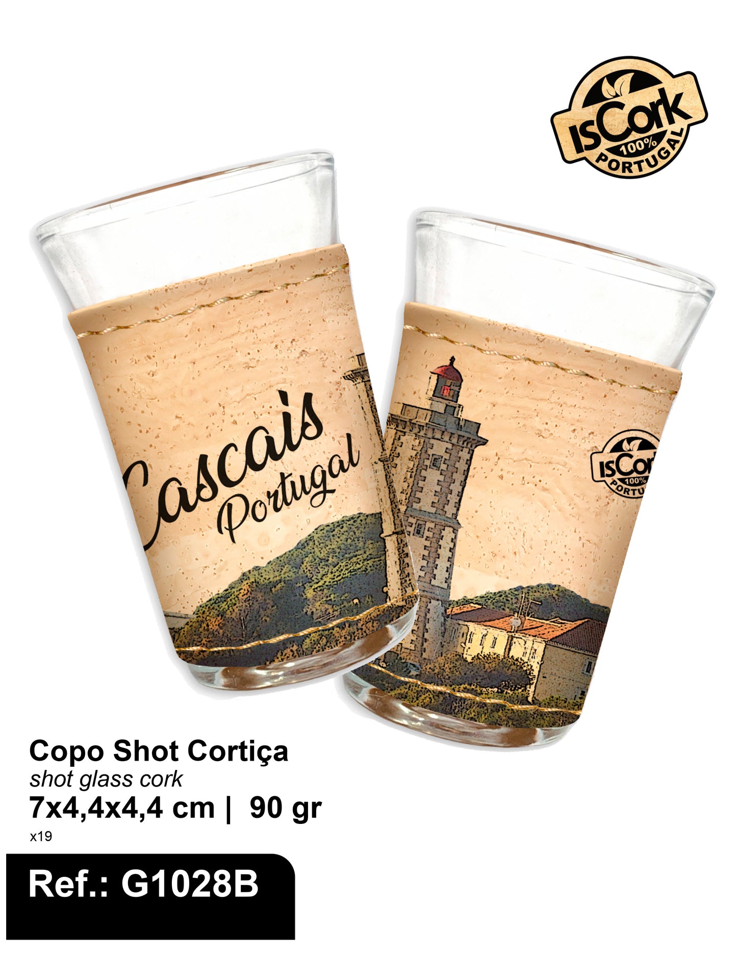 Copo Shot Cortiça Cascais I-08