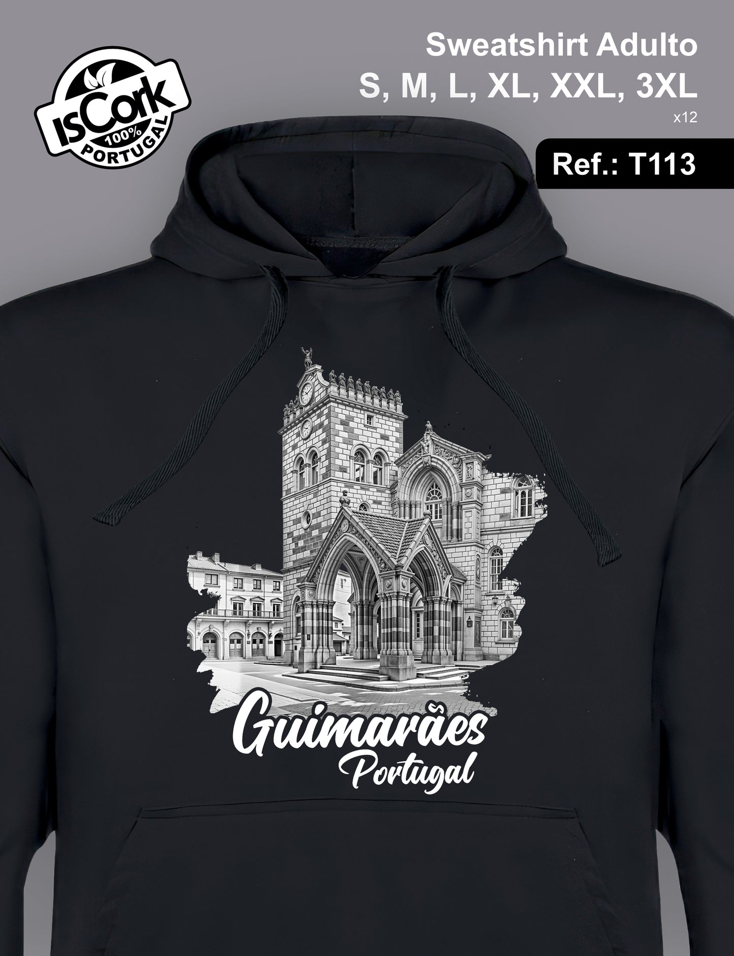 Sweatshirt Adulto Guimarães T14