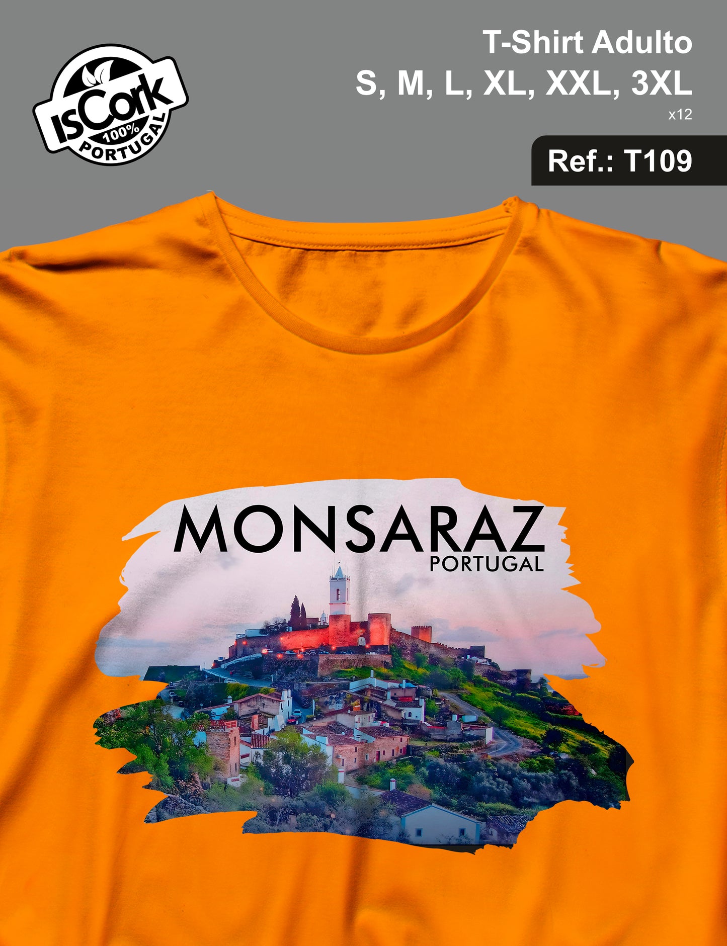 T-Shirt Adulto Monsaraz T60