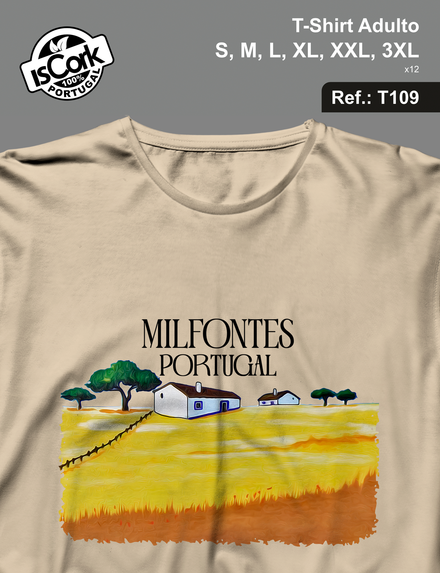 T-Shirt Adulto Milfontes T70