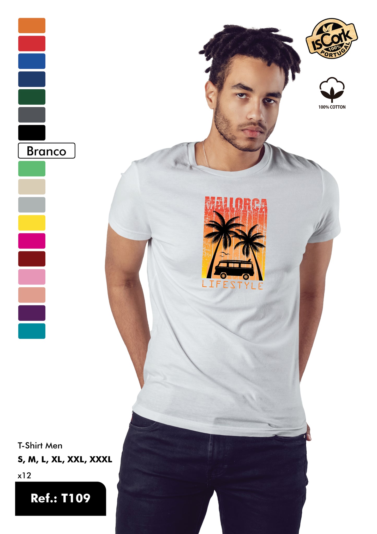 T-Shirt Adulto - Ref. T109 - Mallorca