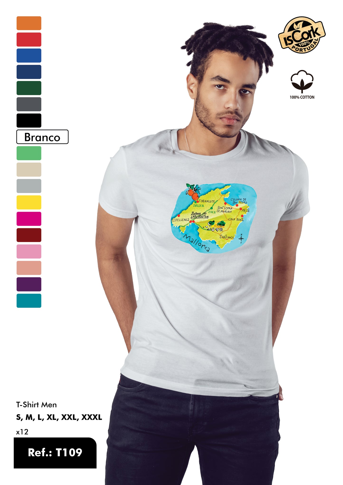 T-Shirt Adulto - Ref. T109 - Mallorca