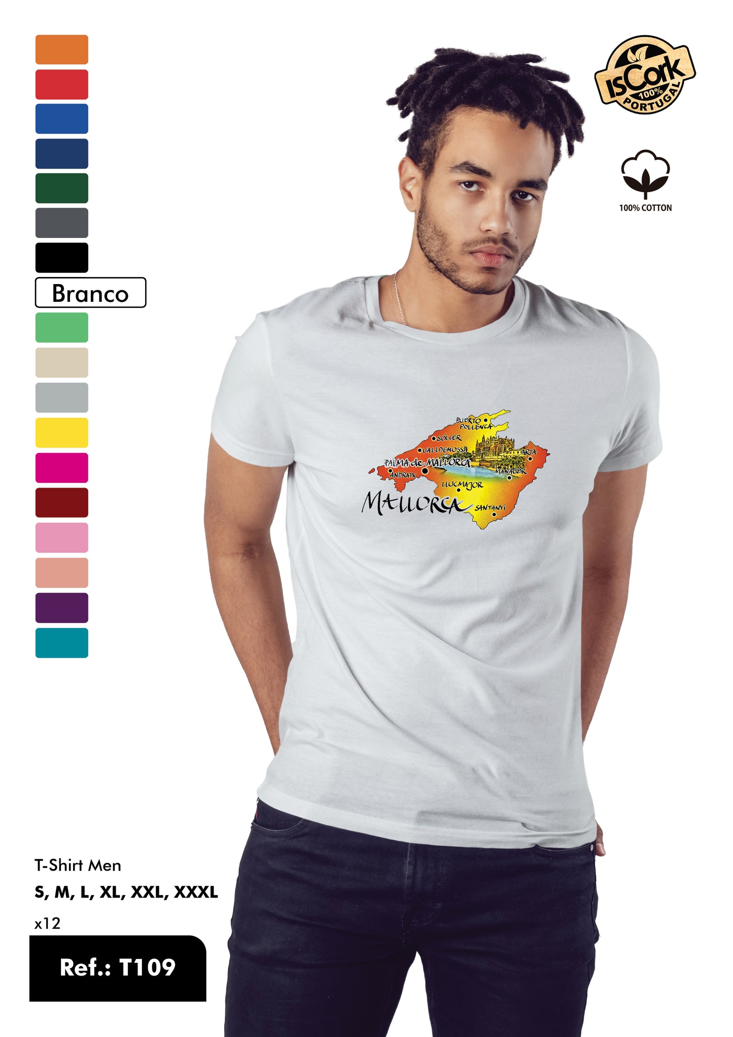 T-Shirt Adulto - Ref. T109 - Mallorca