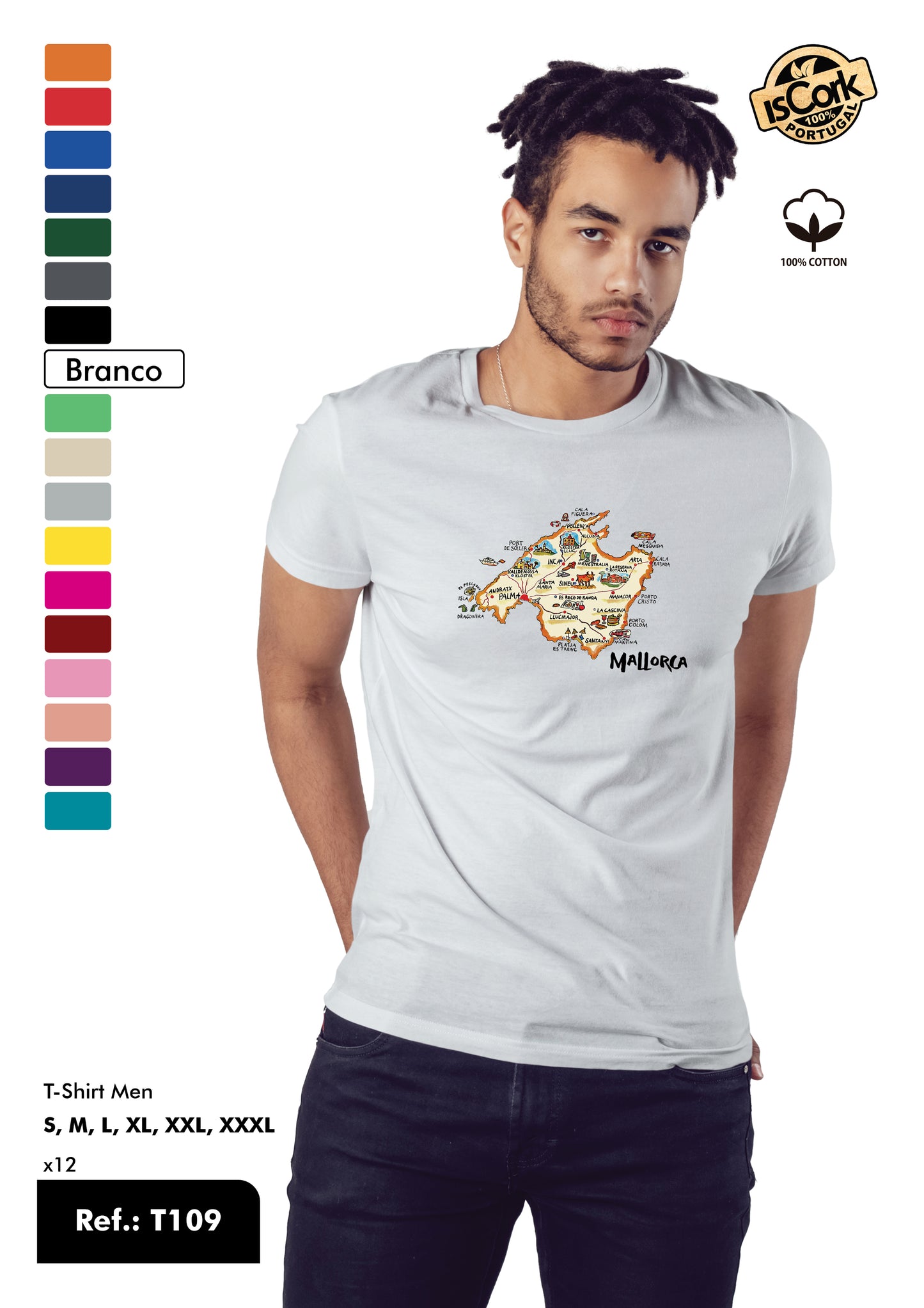 T-Shirt Adulto - Ref. T109 - Mallorca