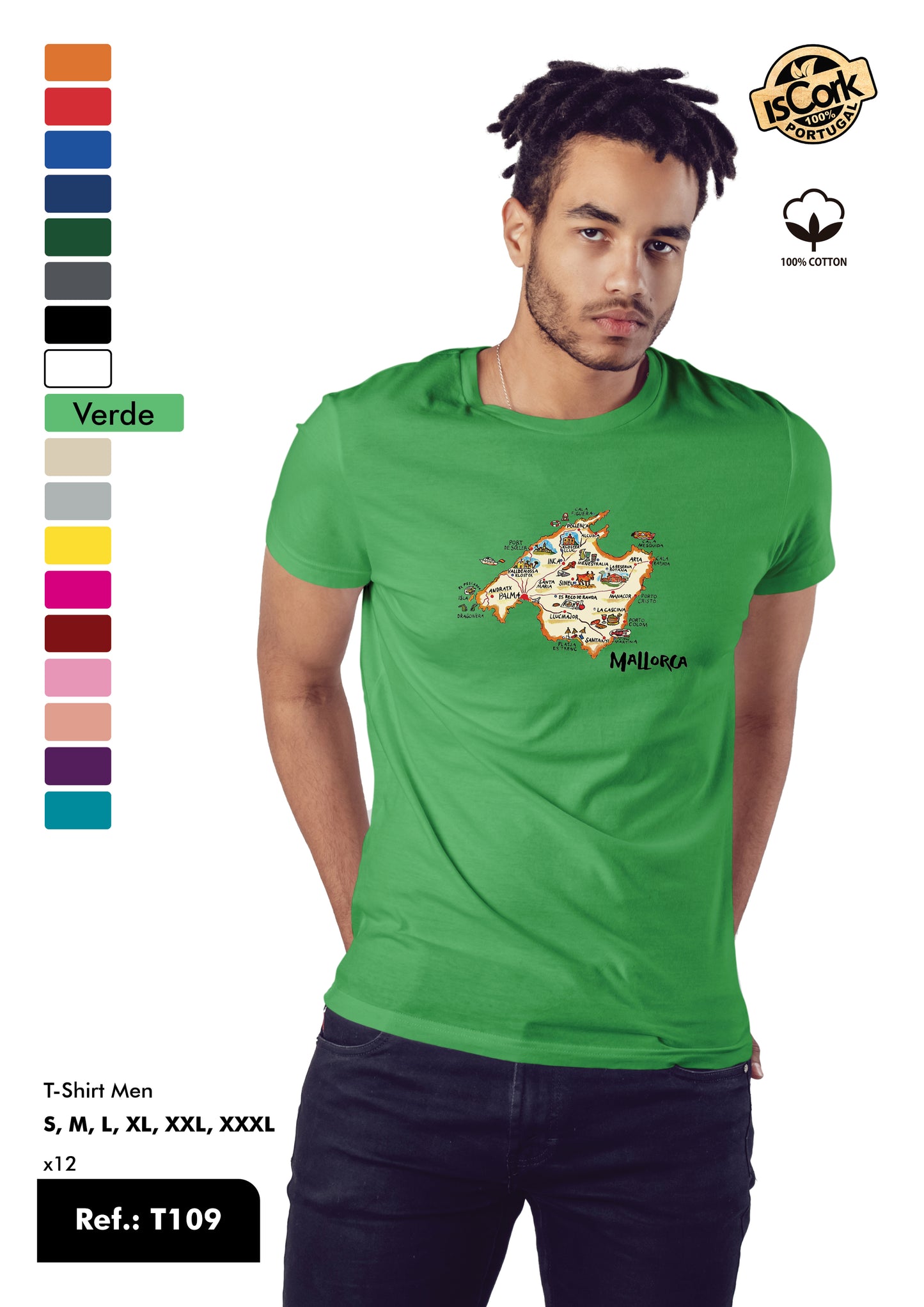 T-Shirt Adulto - Ref. T109 - Mallorca