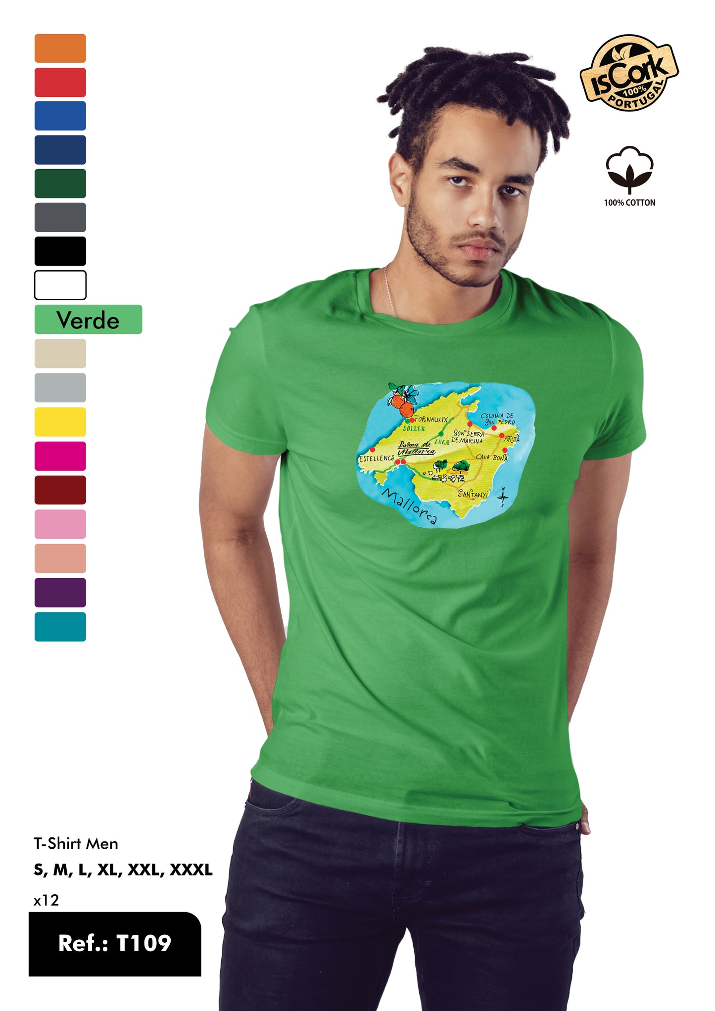 T-Shirt Adulto - Ref. T109 - Mallorca