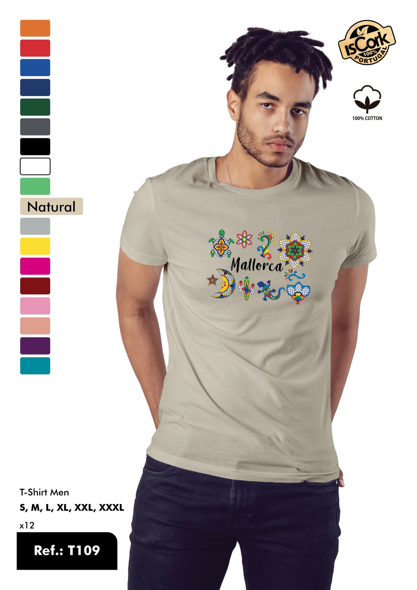 T-Shirt Adulto - Ref. T109 - Mallorca