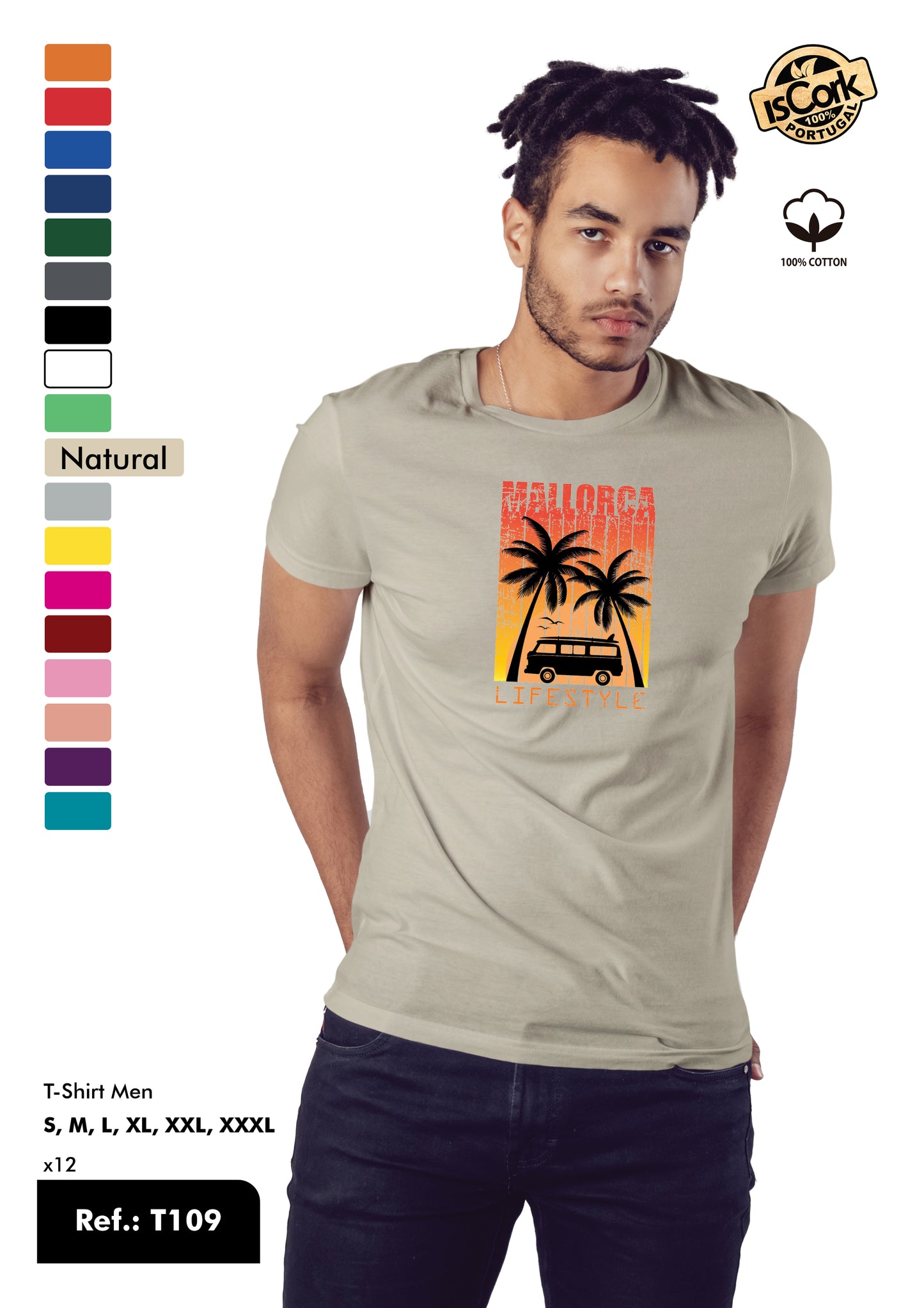 T-Shirt Adulto - Ref. T109 - Mallorca