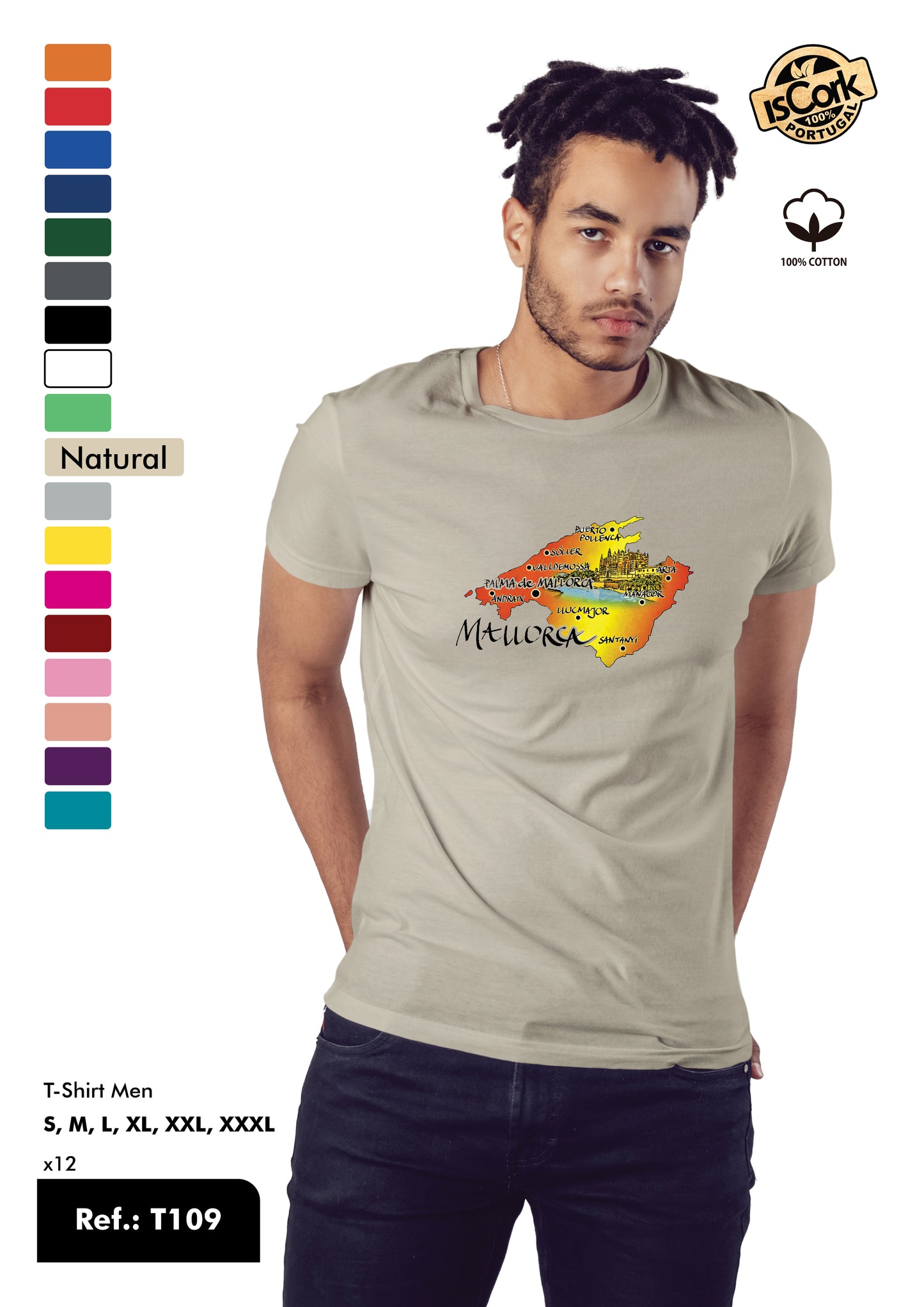 T-Shirt Adulto - Ref. T109 - Mallorca