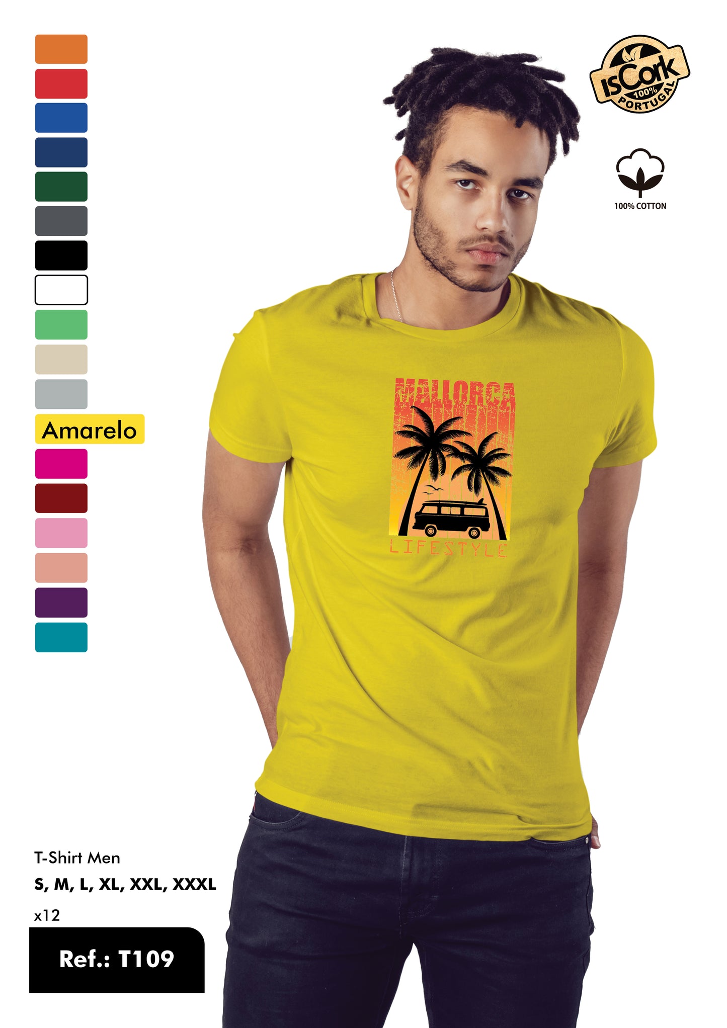 T-Shirt Adulto - Ref. T109 - Mallorca