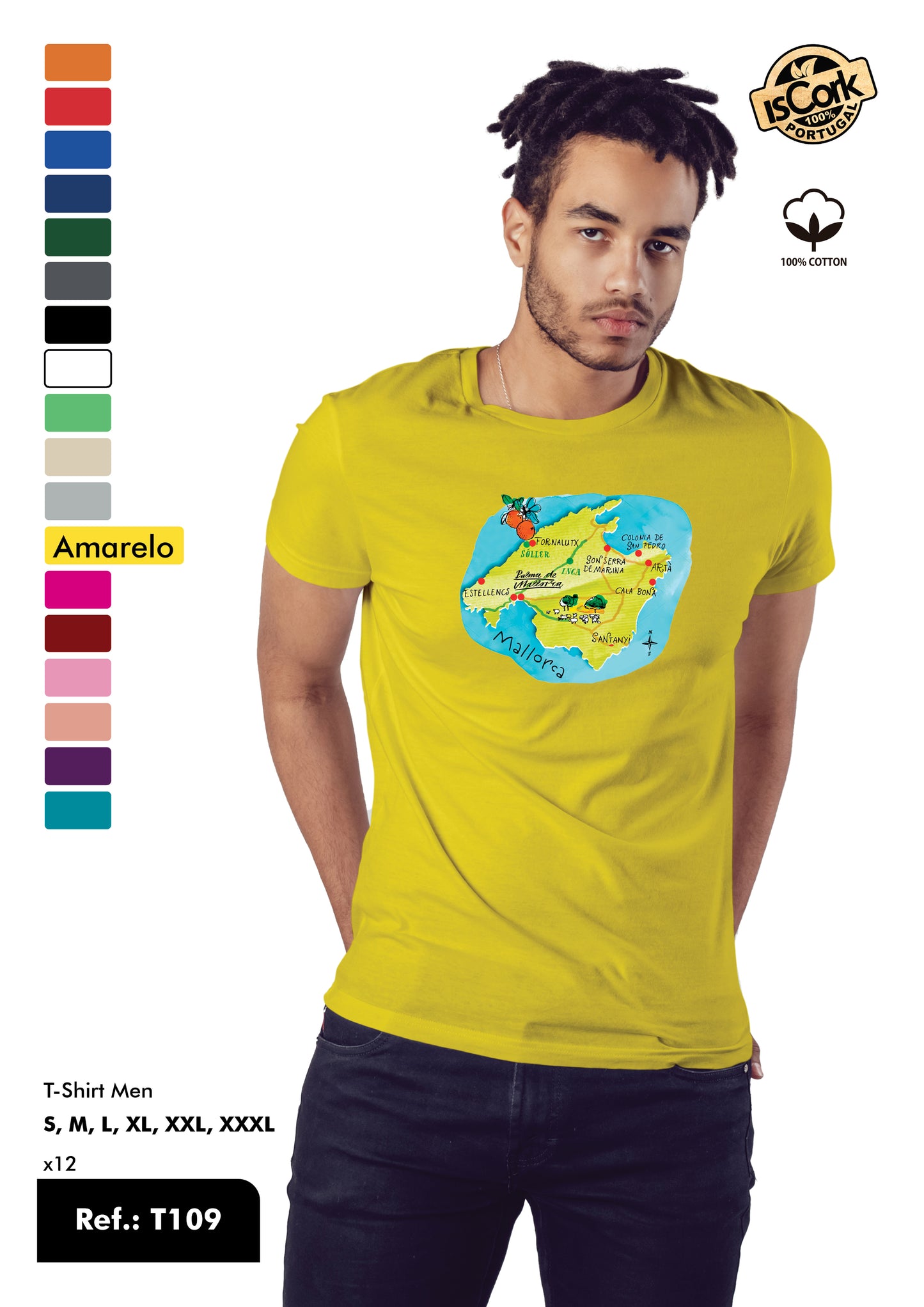 T-Shirt Adulto - Ref. T109 - Mallorca