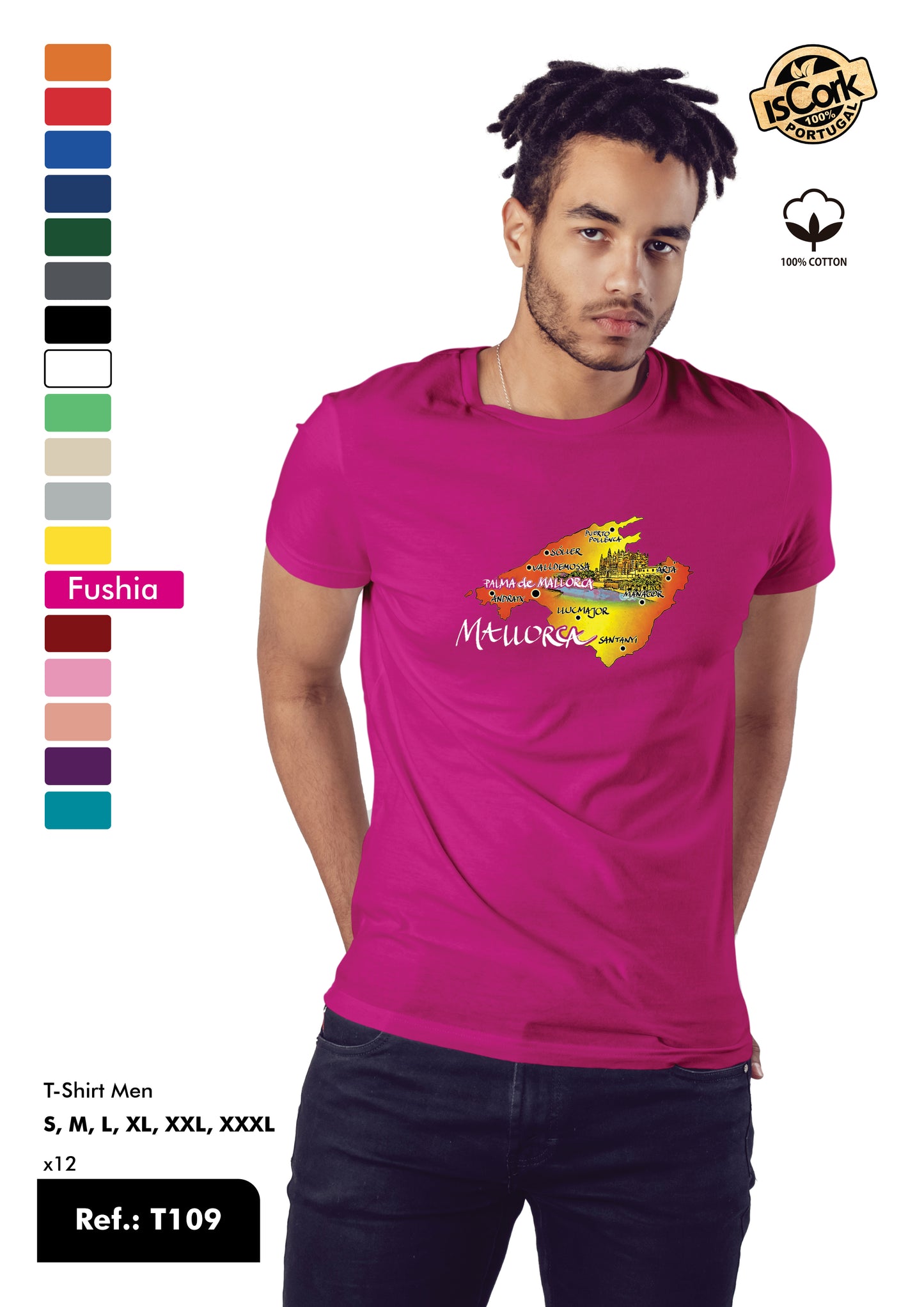 T-Shirt Adulto - Ref. T109 - Mallorca