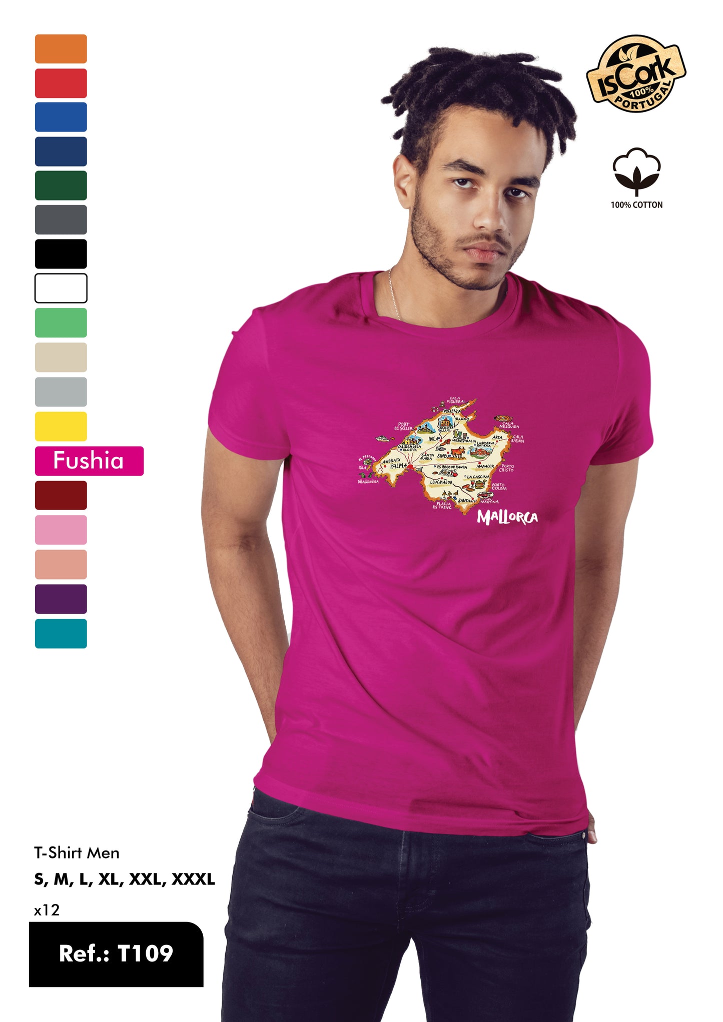 T-Shirt Adulto - Ref. T109 - Mallorca