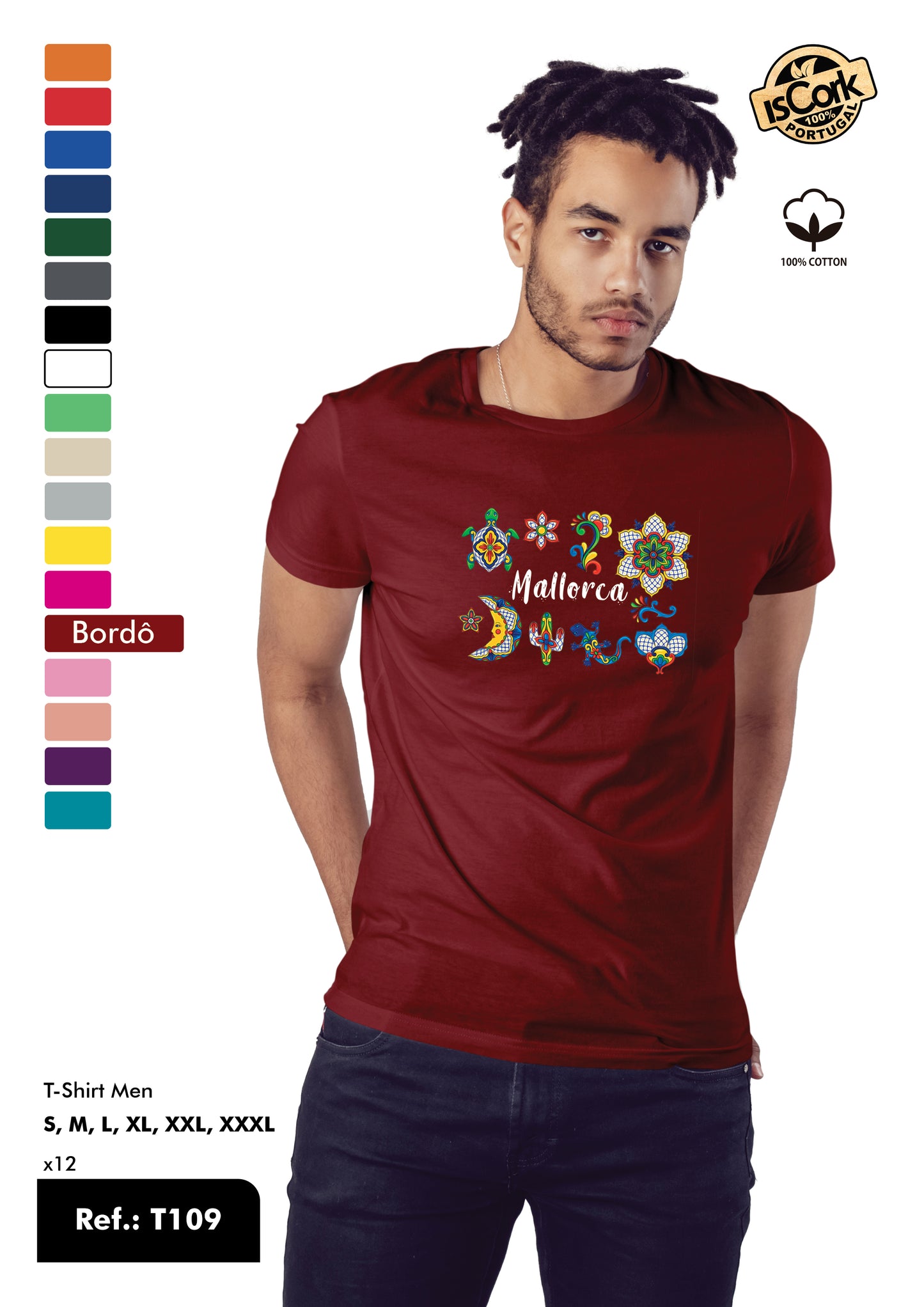 T-Shirt Adulto - Ref. T109 - Mallorca
