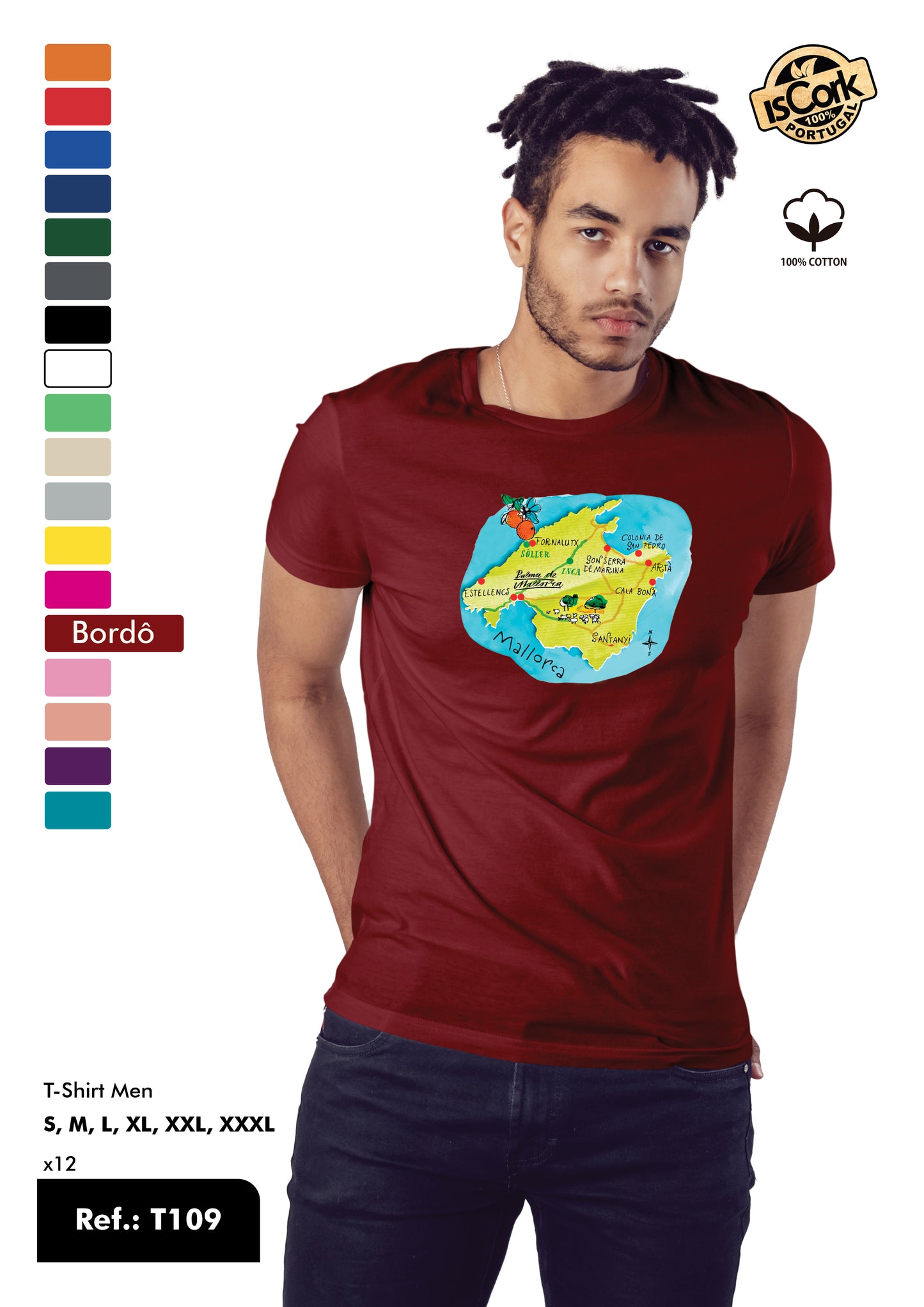 T-Shirt Adulto - Ref. T109 - Mallorca