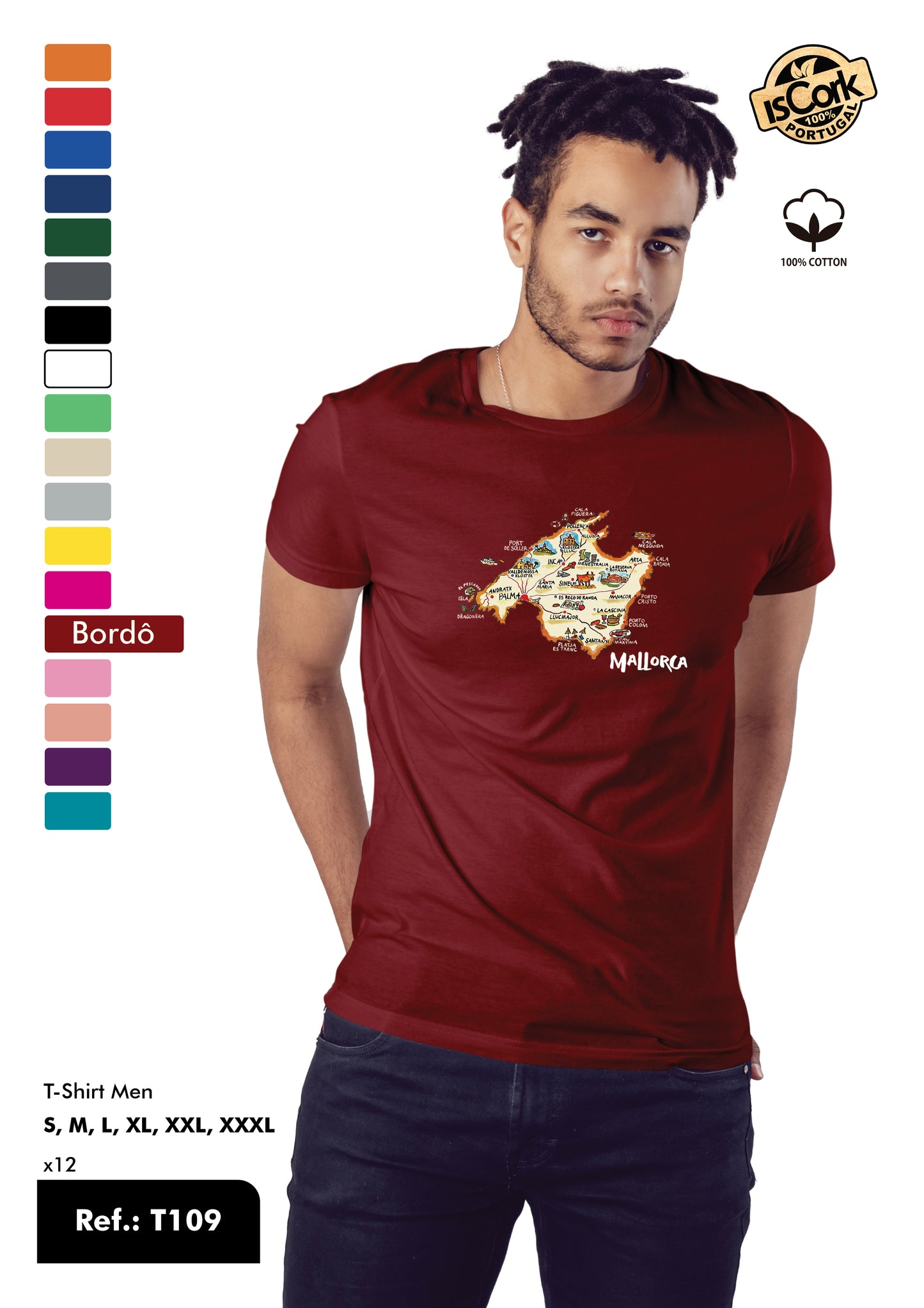 T-Shirt Adulto - Ref. T109 - Mallorca