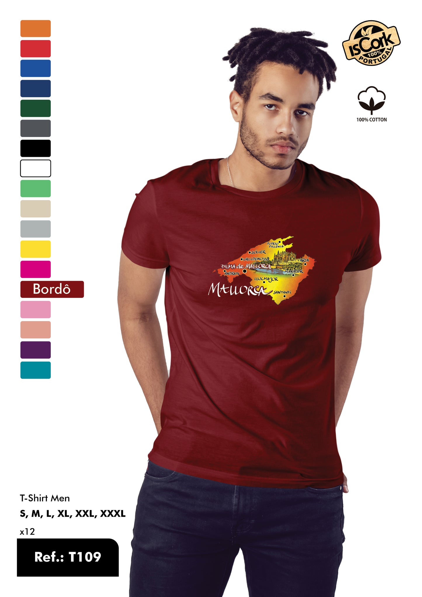 T-Shirt Adulto - Ref. T109 - Mallorca
