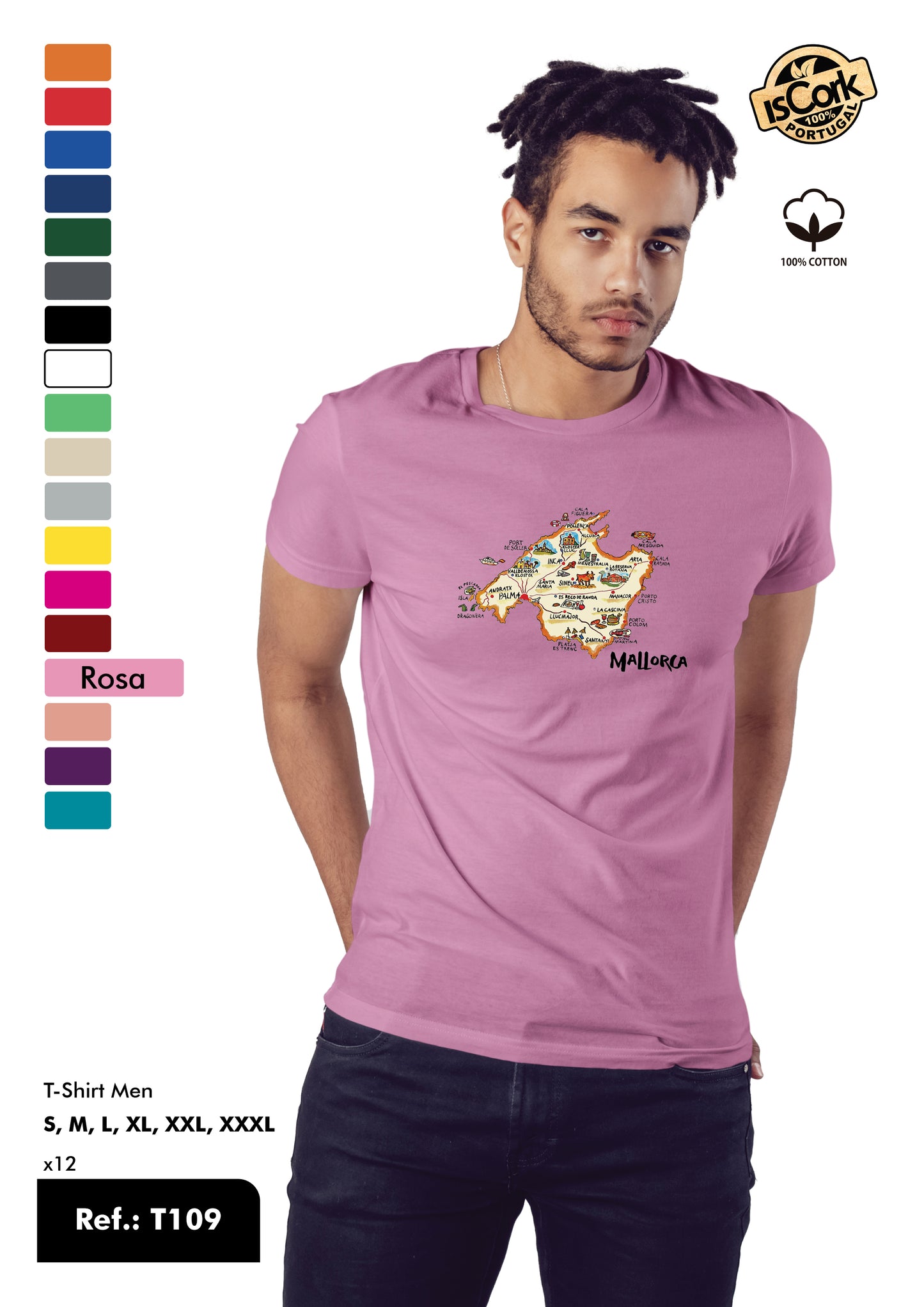T-Shirt Adulto - Ref. T109 - Mallorca
