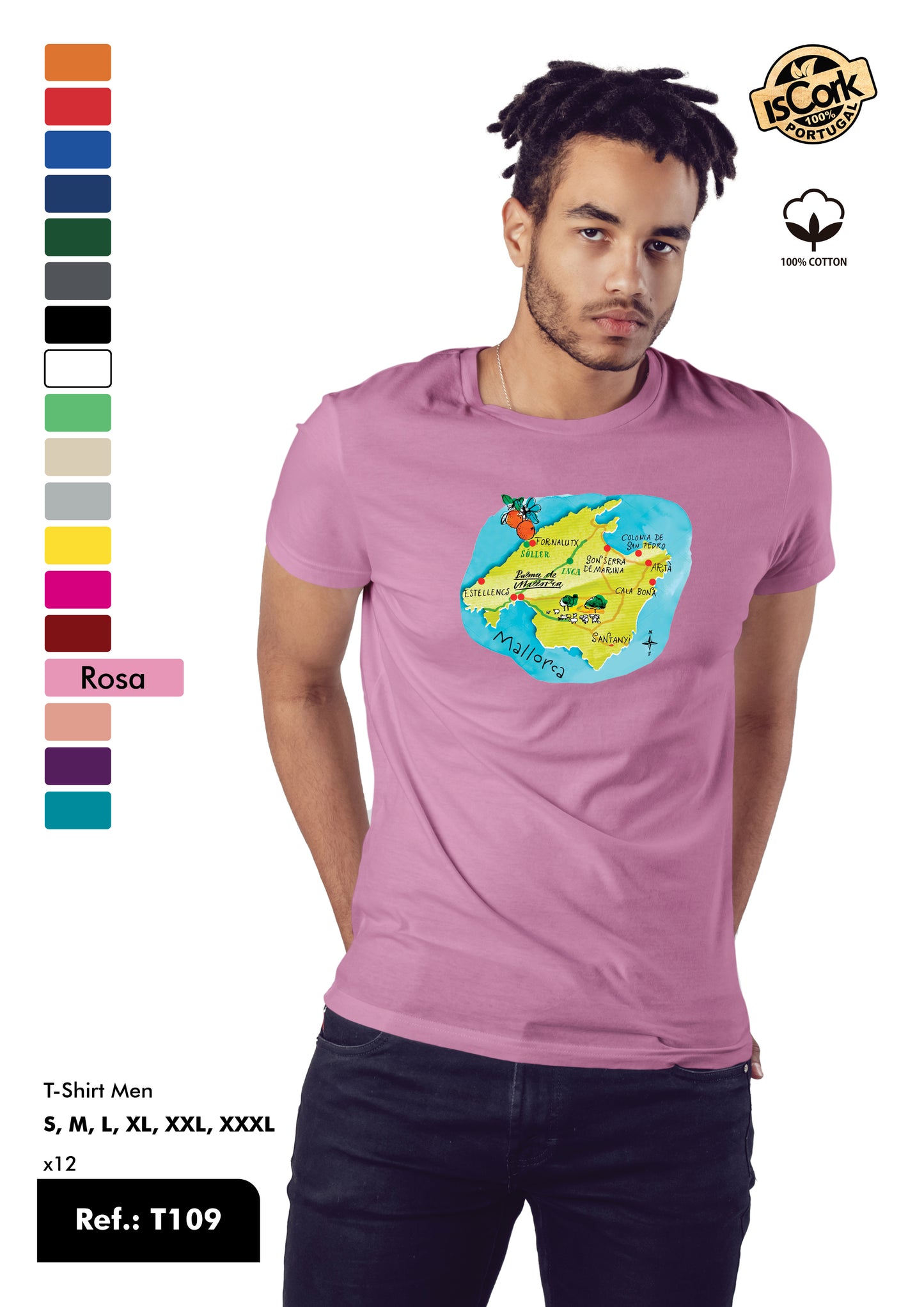 T-Shirt Adulto - Ref. T109 - Mallorca