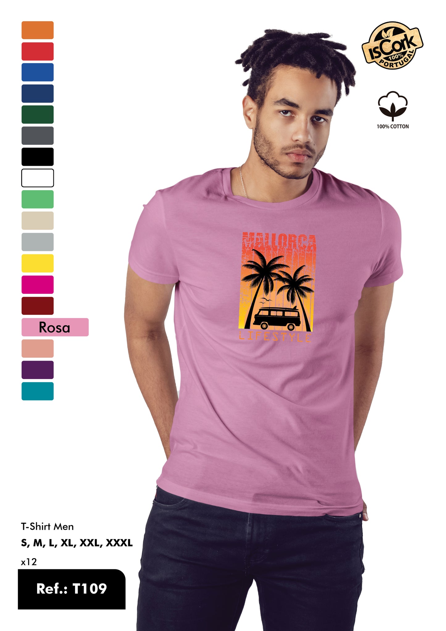 T-Shirt Adulto - Ref. T109 - Mallorca