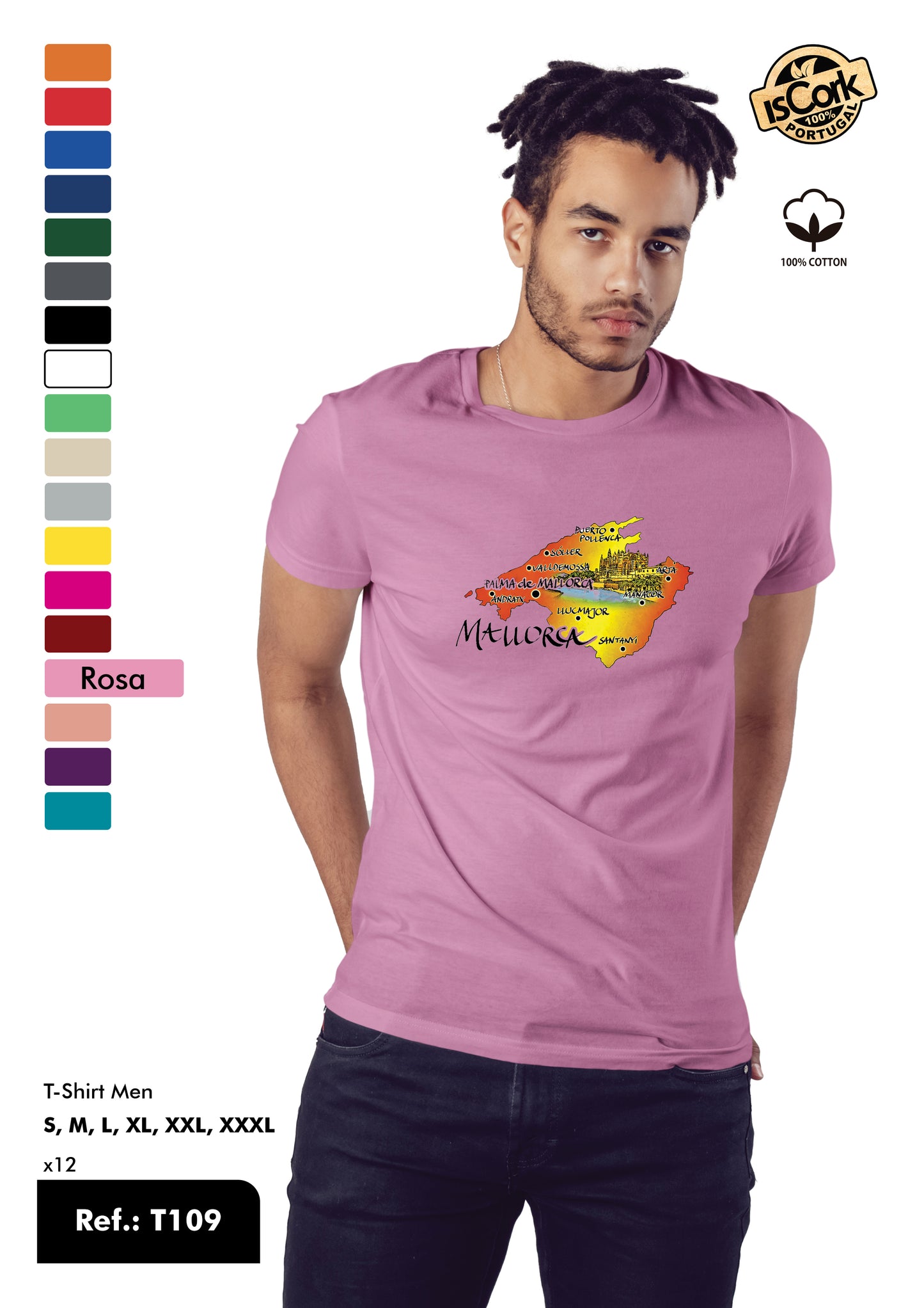 T-Shirt Adulto - Ref. T109 - Mallorca
