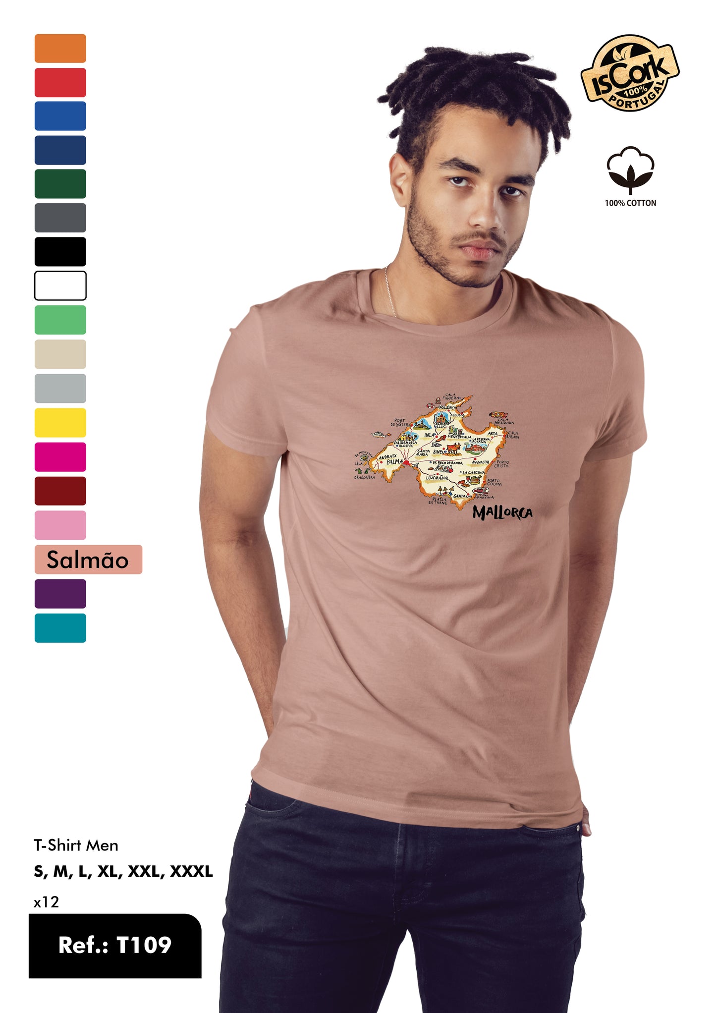 T-Shirt Adulto - Ref. T109 - Mallorca