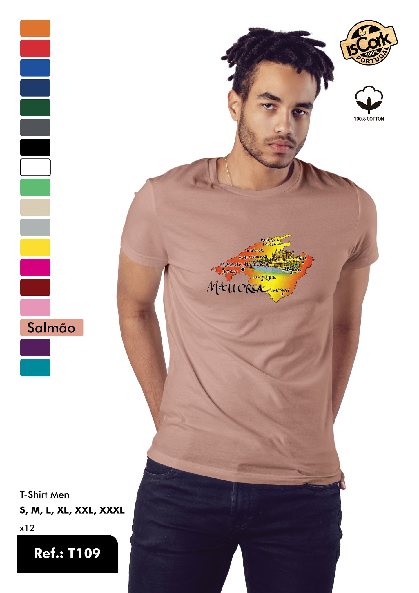 T-Shirt Adulto - Ref. T109 - Mallorca