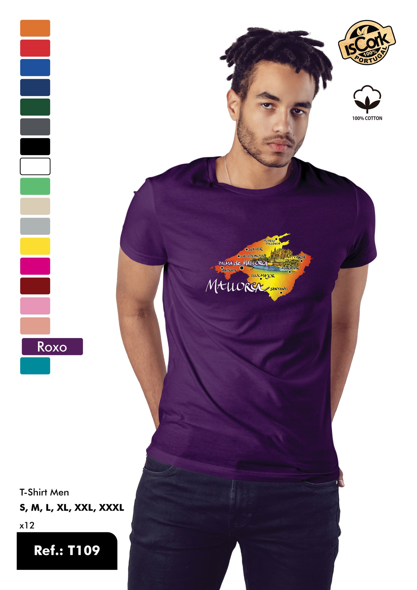 T-Shirt Adulto - Ref. T109 - Mallorca