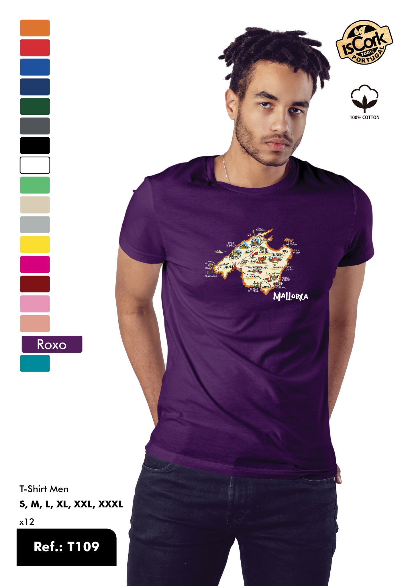 T-Shirt Adulto - Ref. T109 - Mallorca