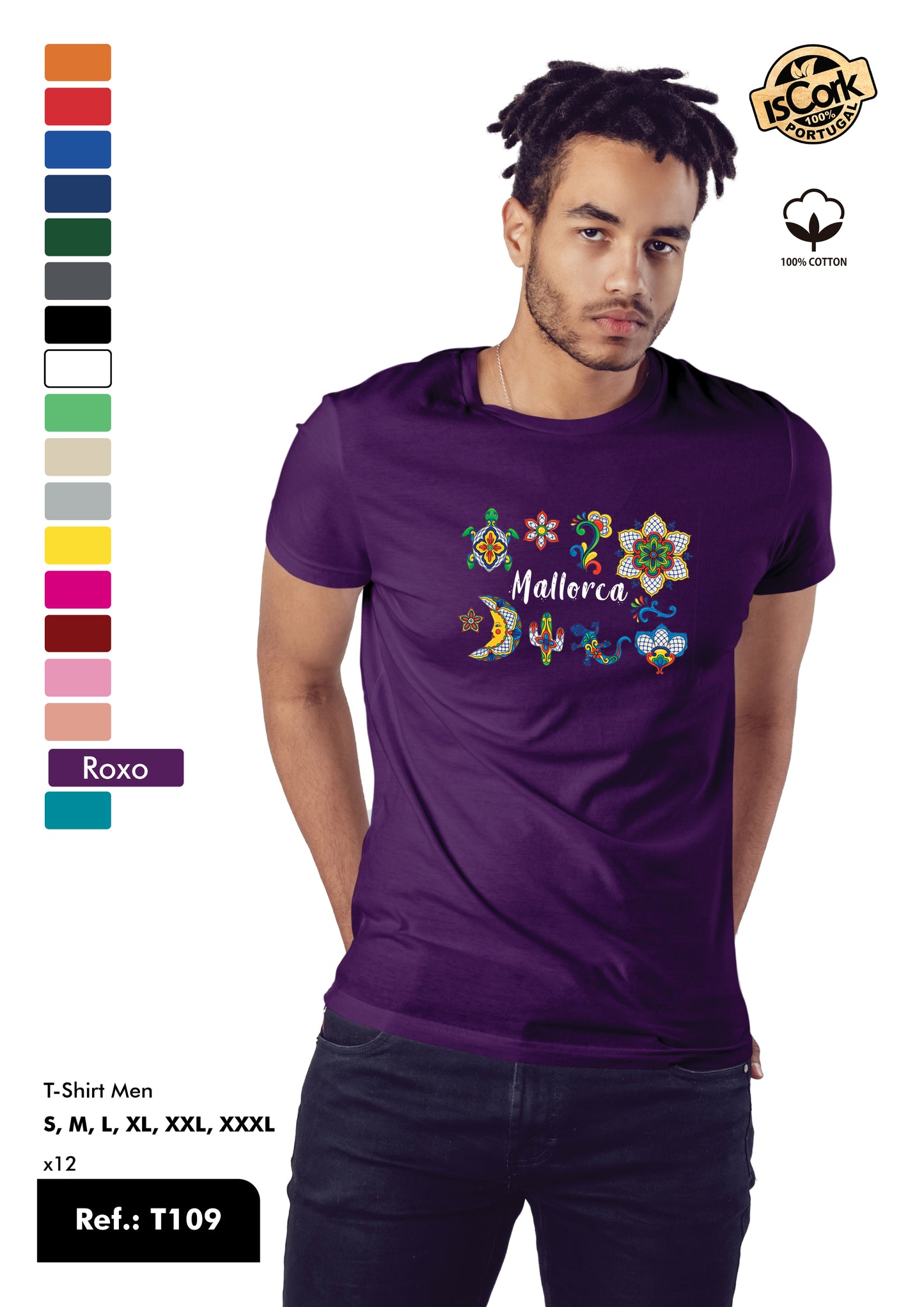 T-Shirt Adulto - Ref. T109 - Mallorca