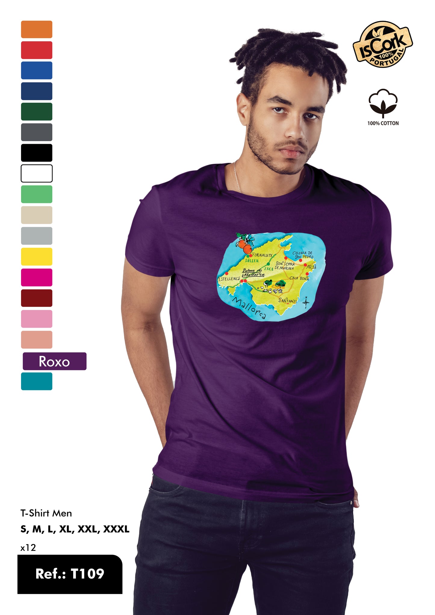 T-Shirt Adulto - Ref. T109 - Mallorca